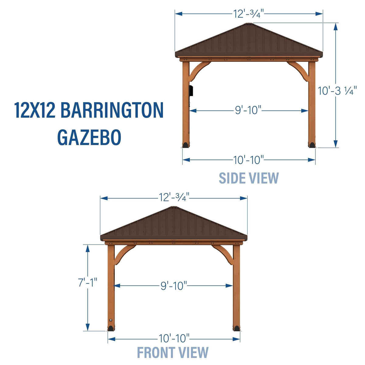Backyard Discovery 12x12 Barrington Gazebo.