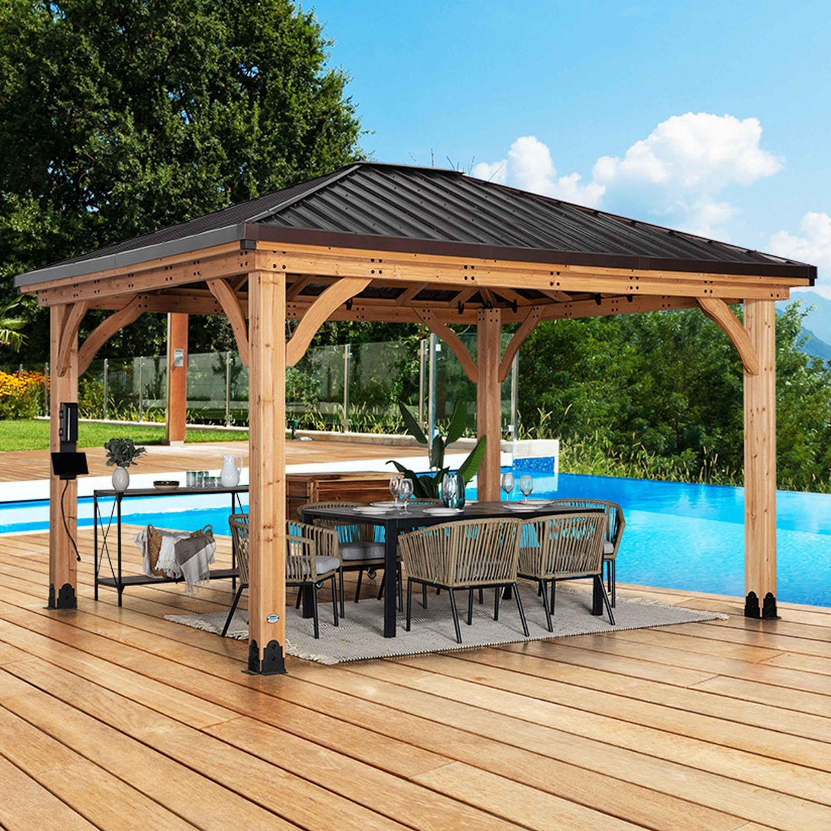 Backyard Discovery 14x12 Barrington Gazebo.