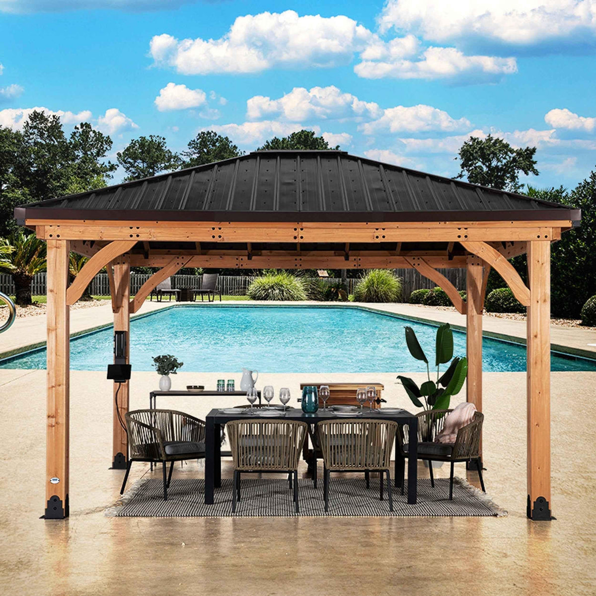 Backyard Discovery 14x12 Barrington Gazebo.