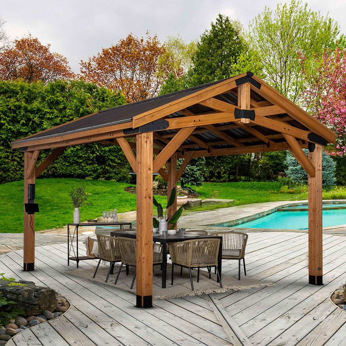 Backyard Discovery 14x12 Norwood Gazebo.