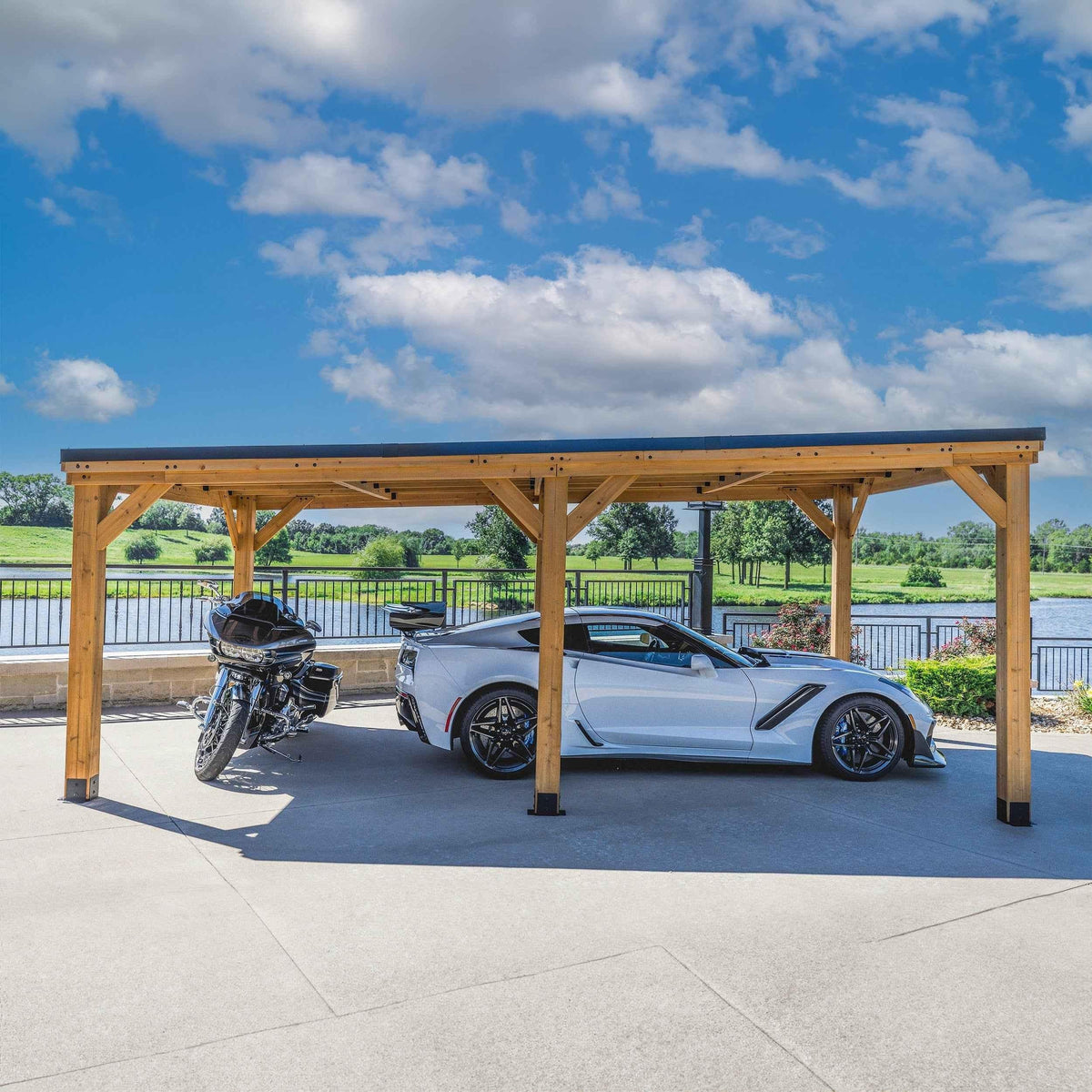 Backyard Discovery 20x12 Kingsport Carport.