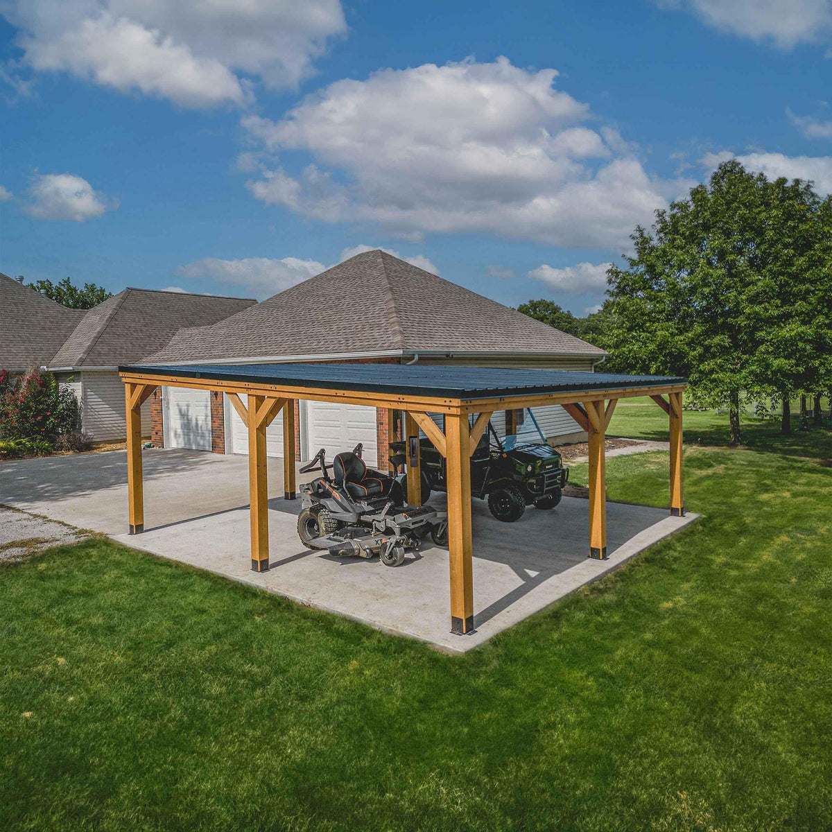 Backyard Discovery 20x20 Kingsport Carport.