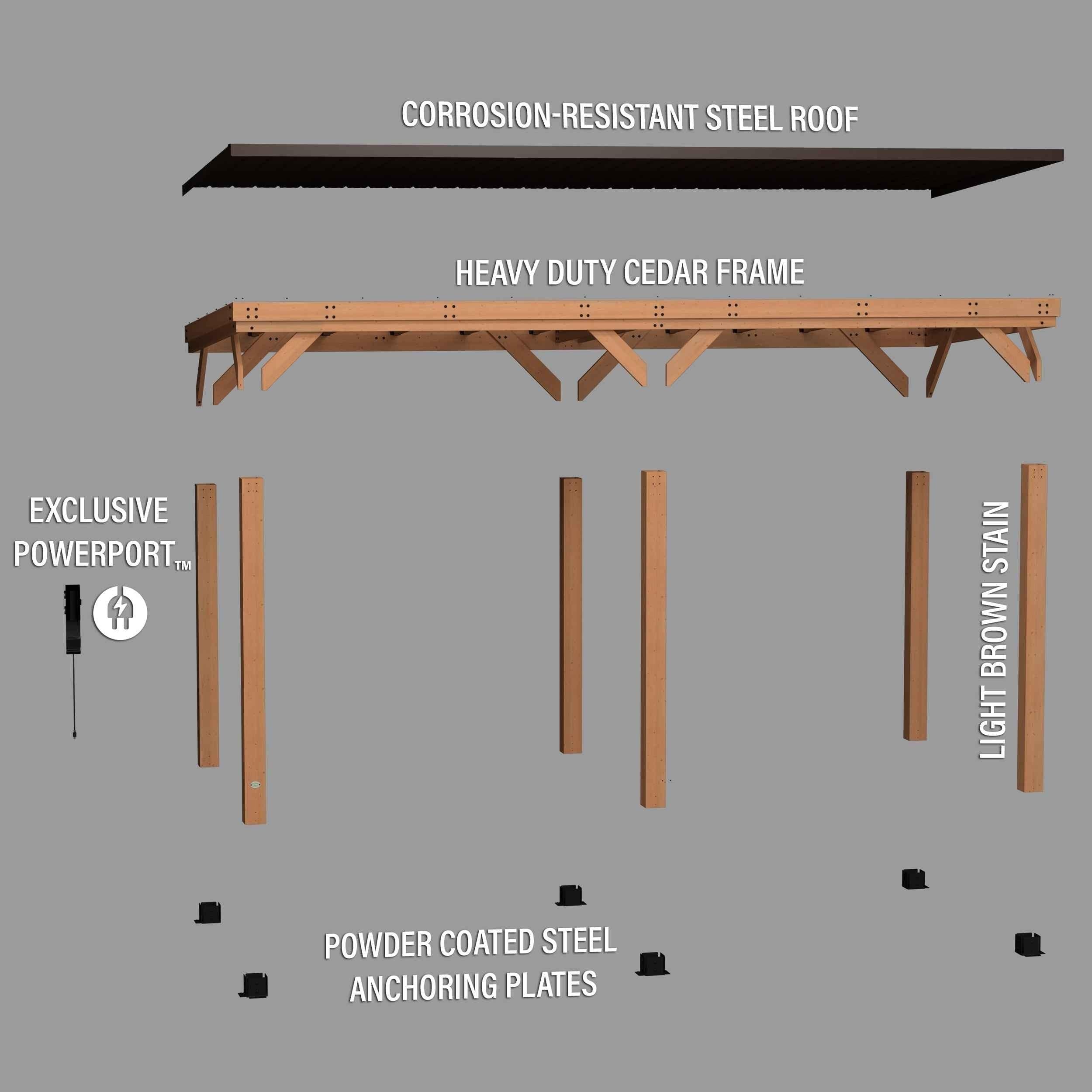 Backyard Discovery 20x9.5 Arcadia Gazebo.