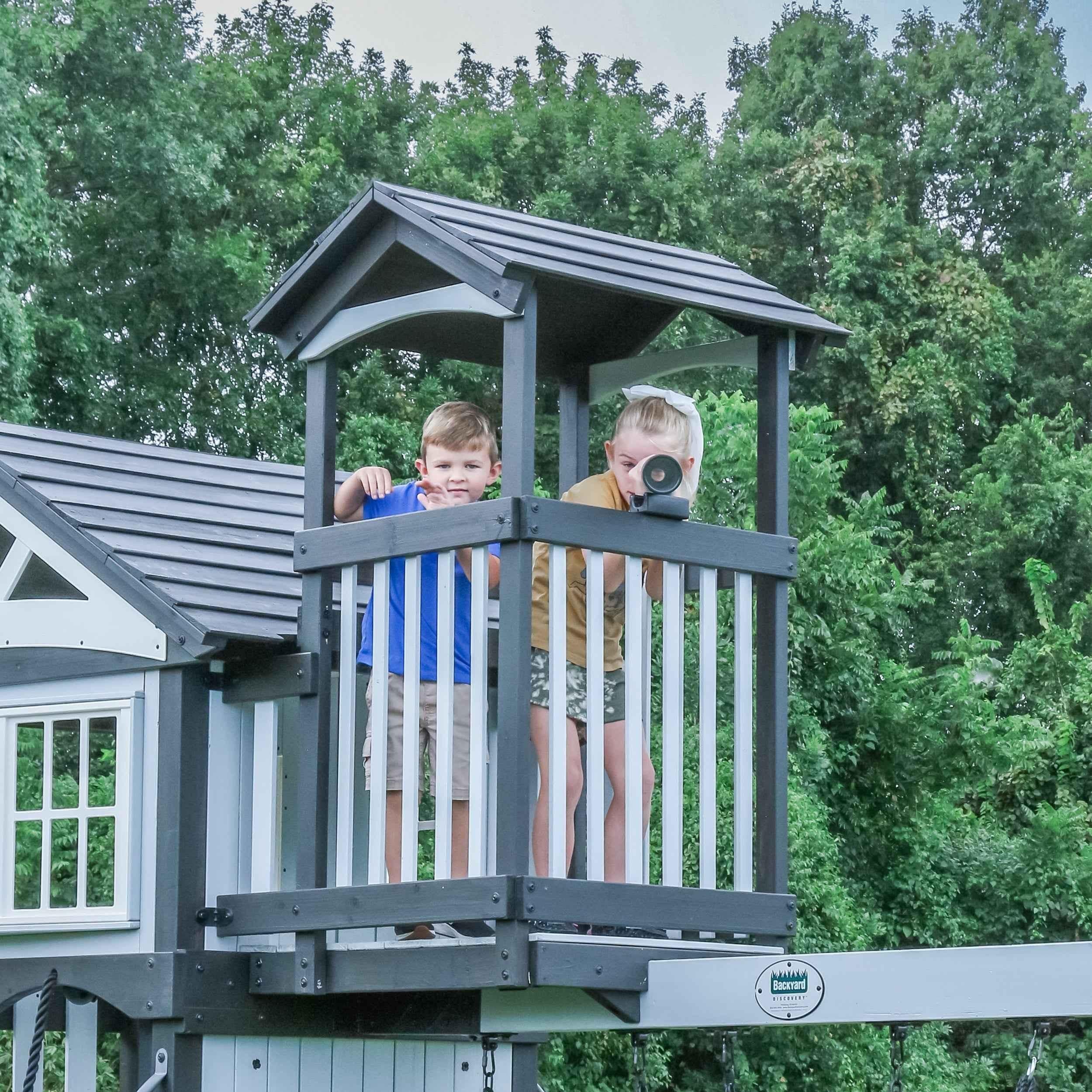 Backyard Discovery Whispering Point Swing Set.