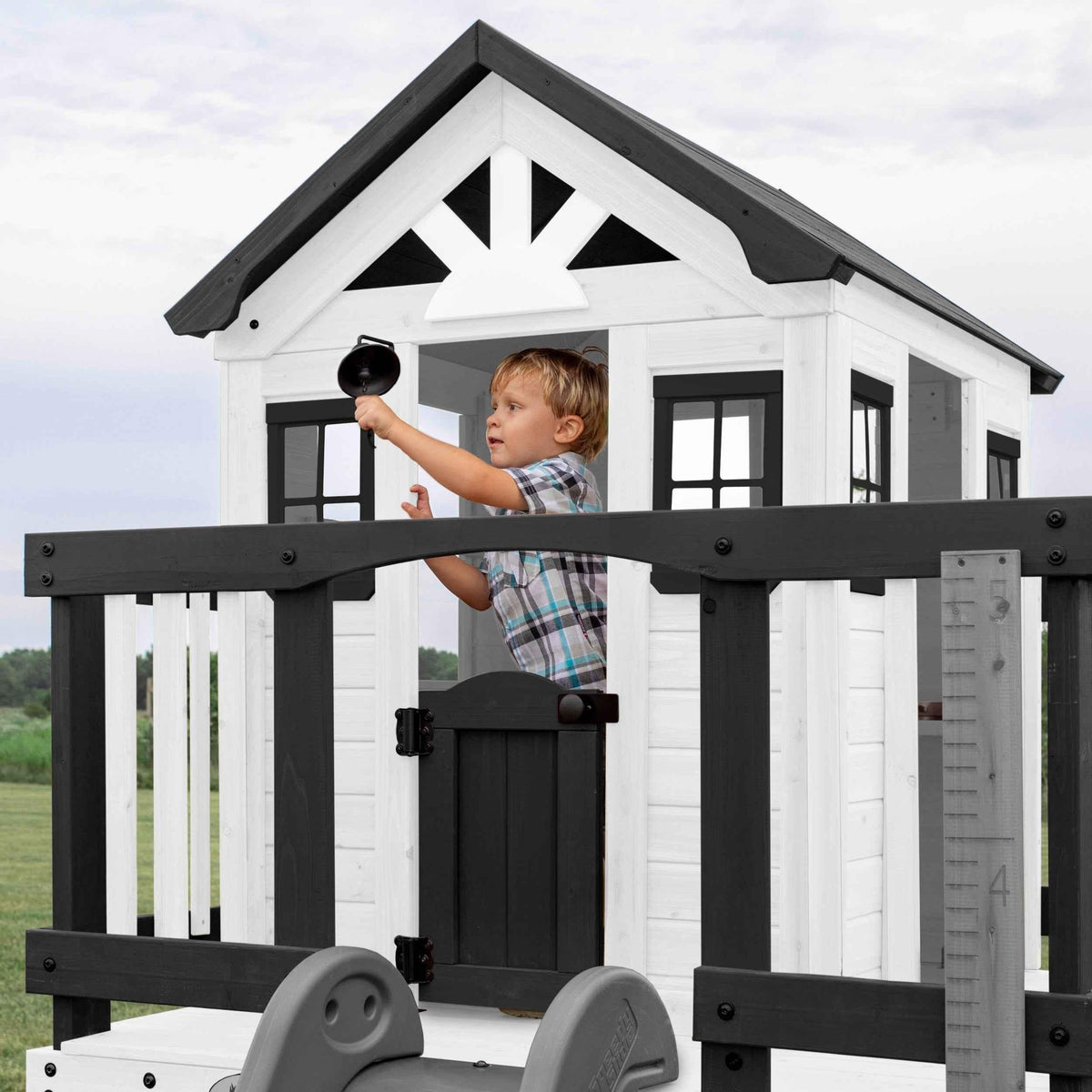Backyard Discovery Sweetwater Heights Elevated Playhouse.
