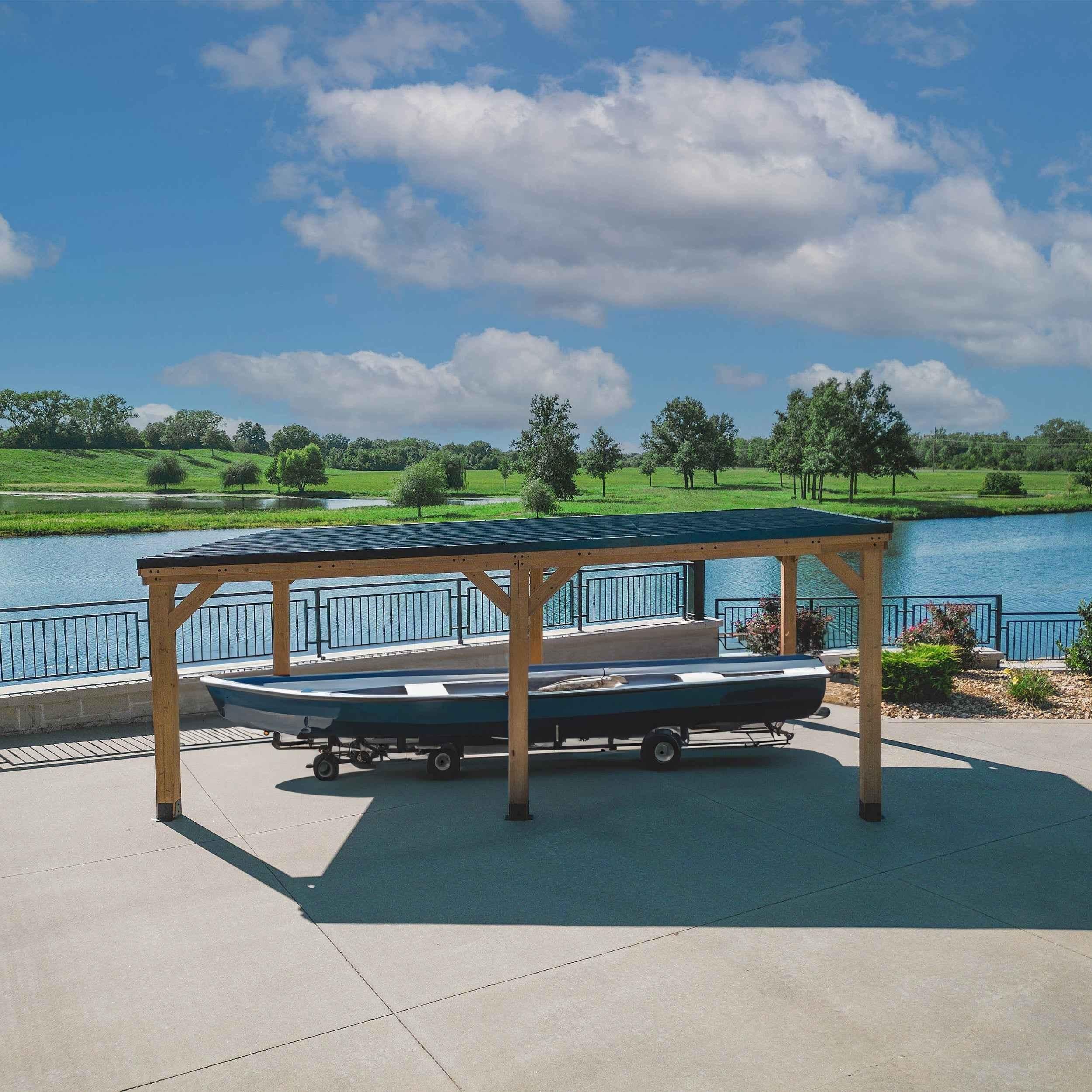 Backyard Discovery 20x12 Kingsport Carport.