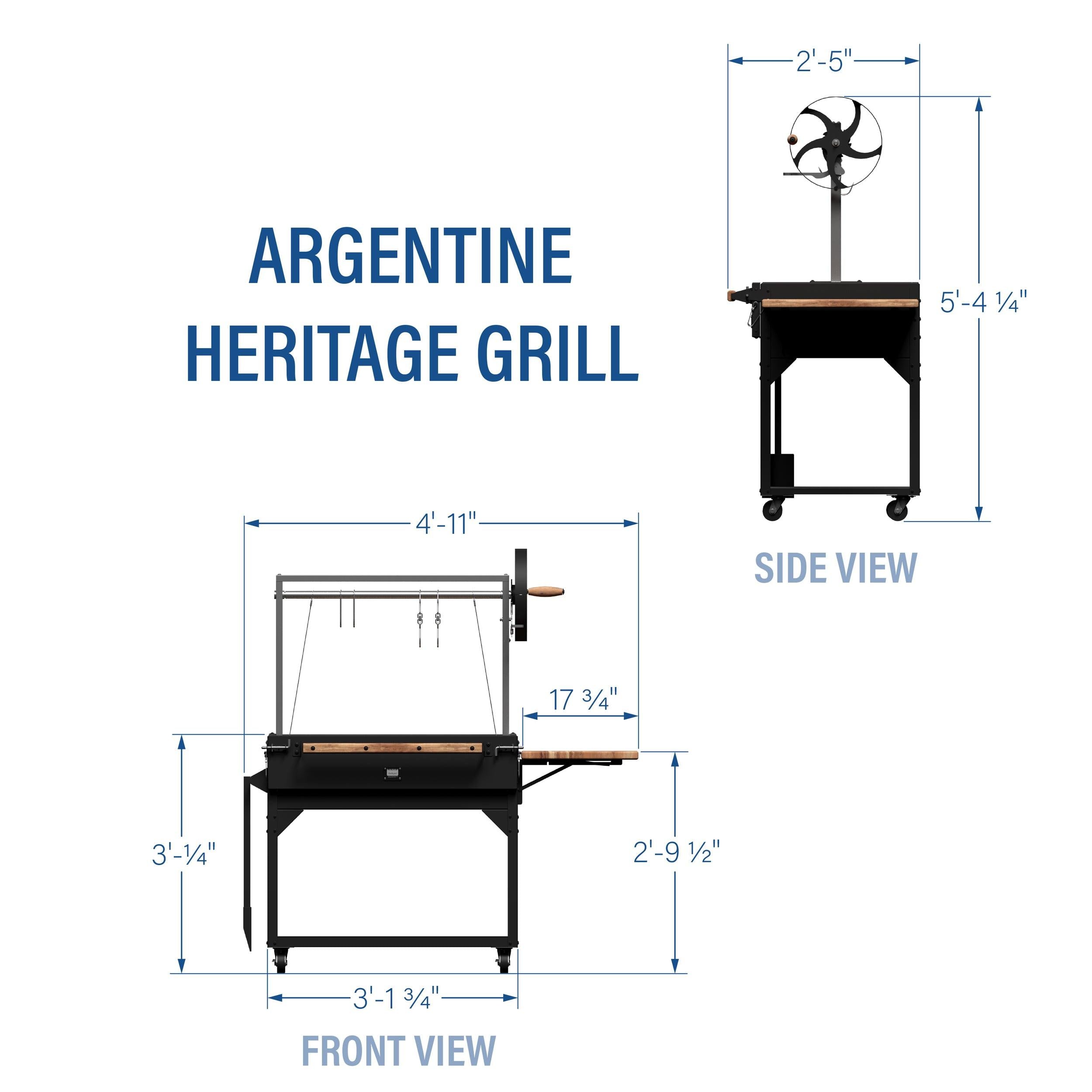 Backyard Discovery Premium Heritage Argentine BBQ Grill.