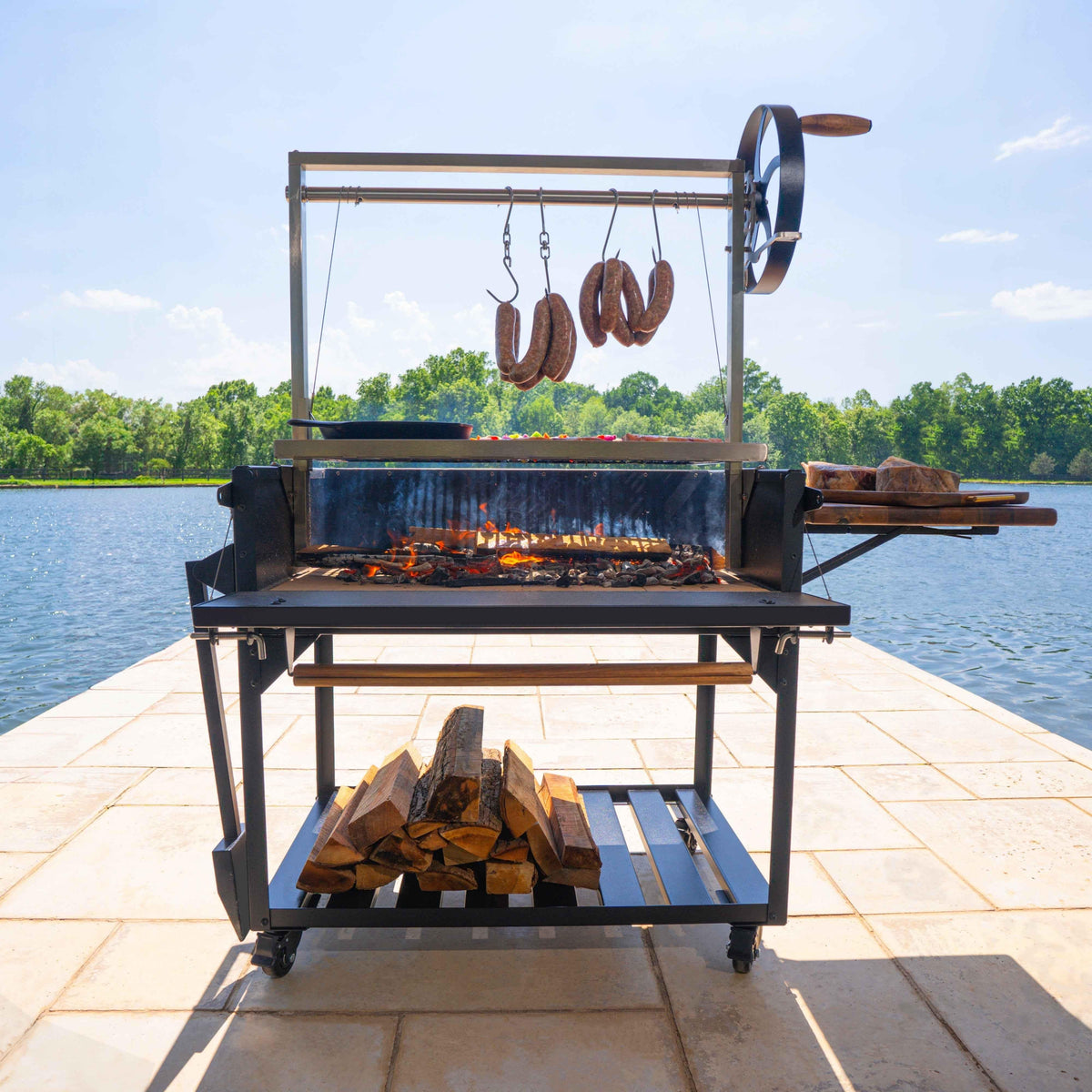 Backyard Discovery Premium Heritage Argentine BBQ Grill.