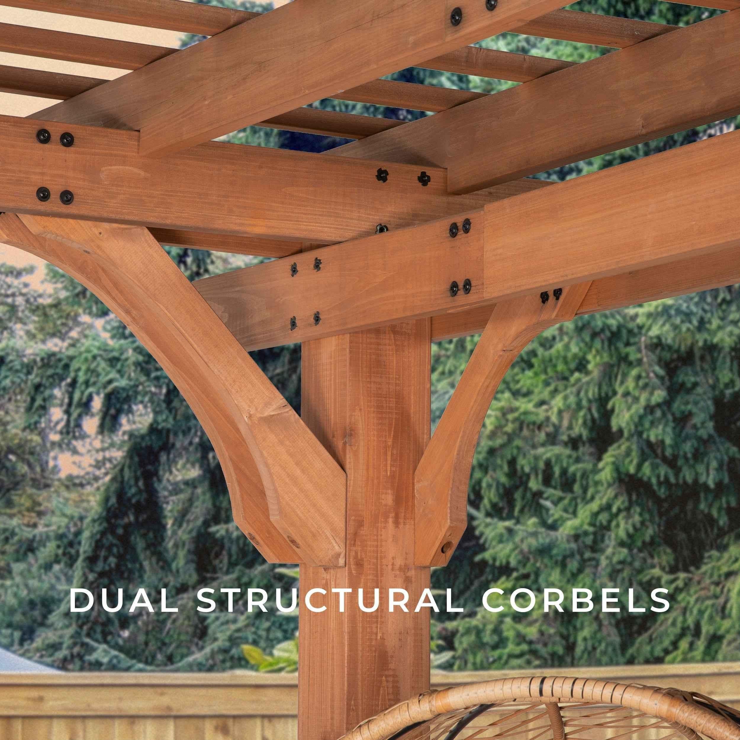 Backyard Discovery 12x12 Beaumont Pergola.