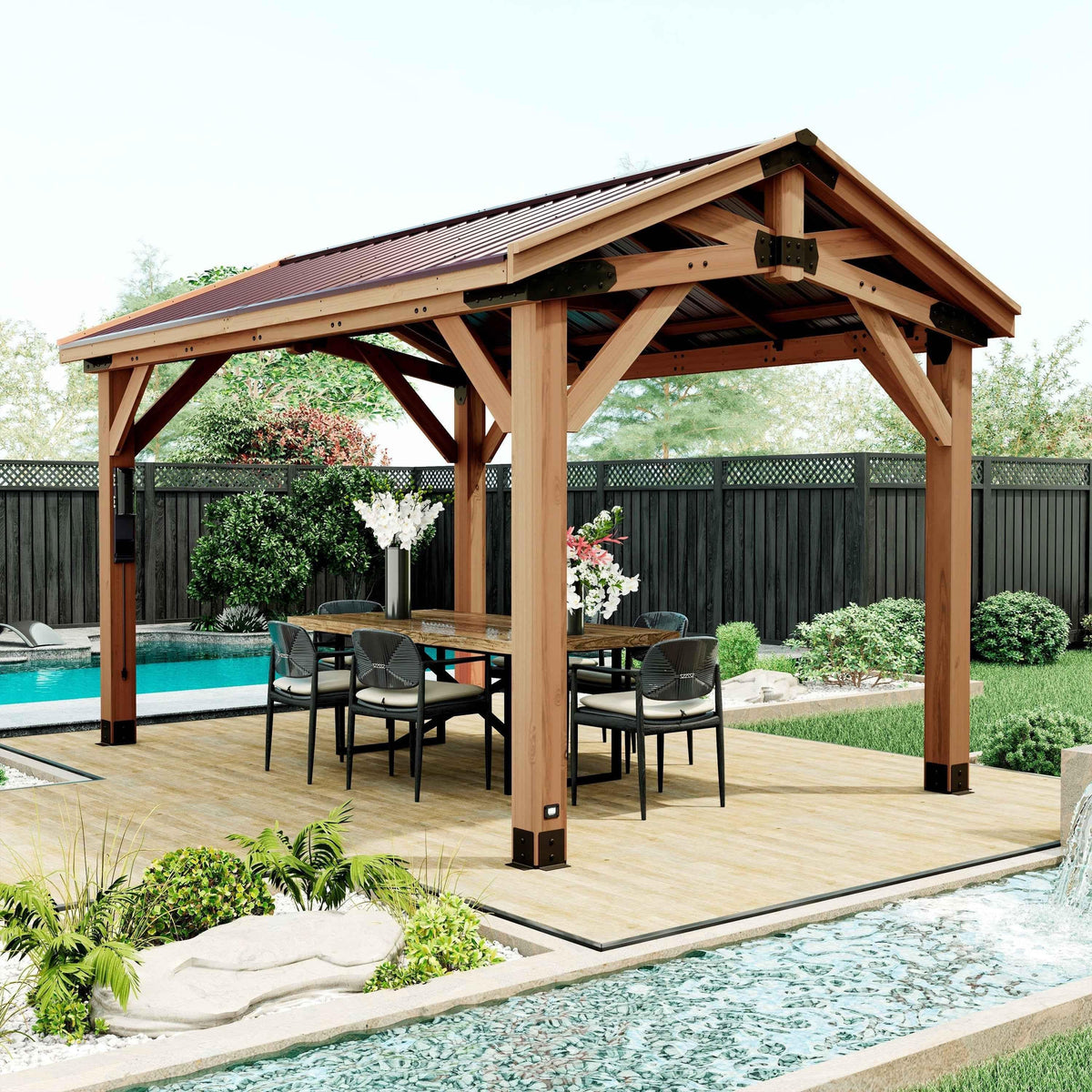 Backyard Discovery 14x10 Norwood Gazebo.