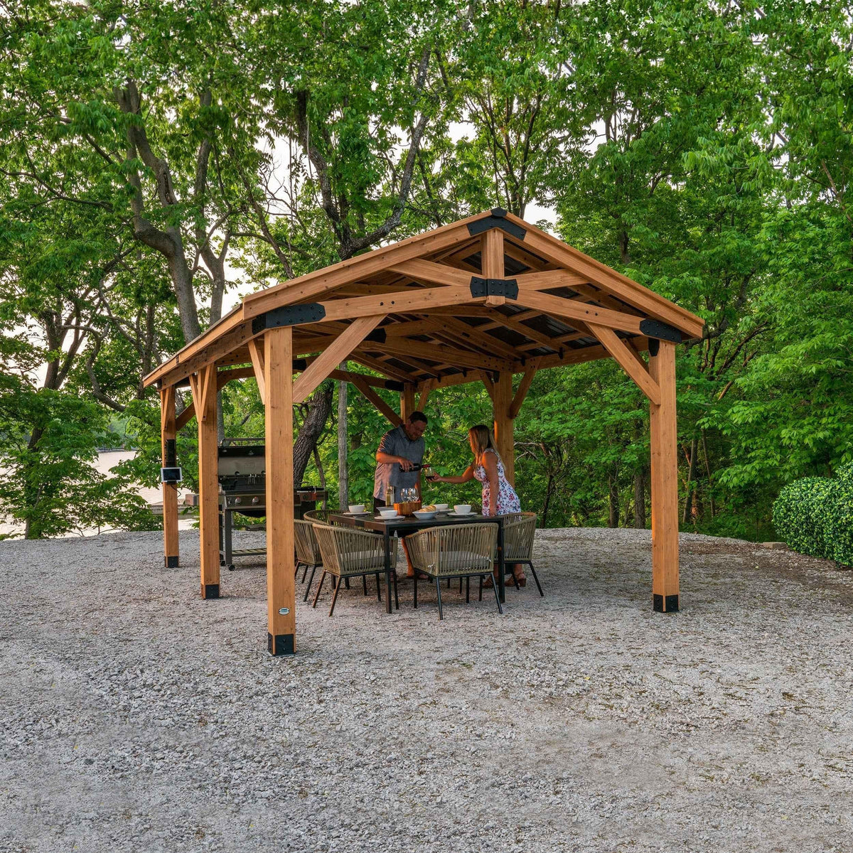 Backyard Discovery 24x12 Norwood Carport/Gazebo.