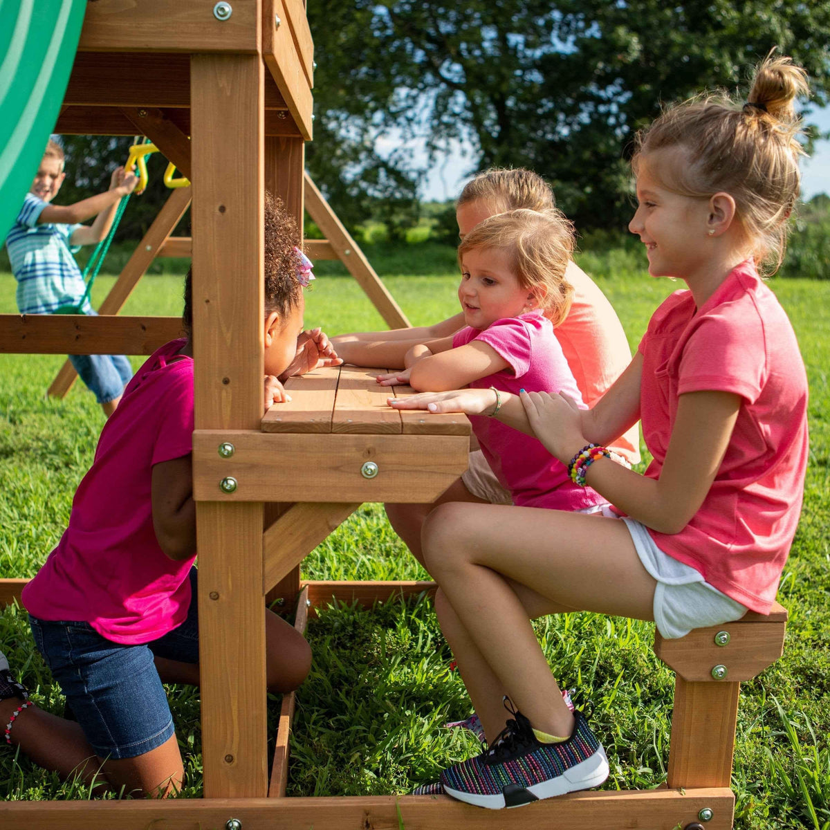 Backyard Discovery Belmont Swing Set.