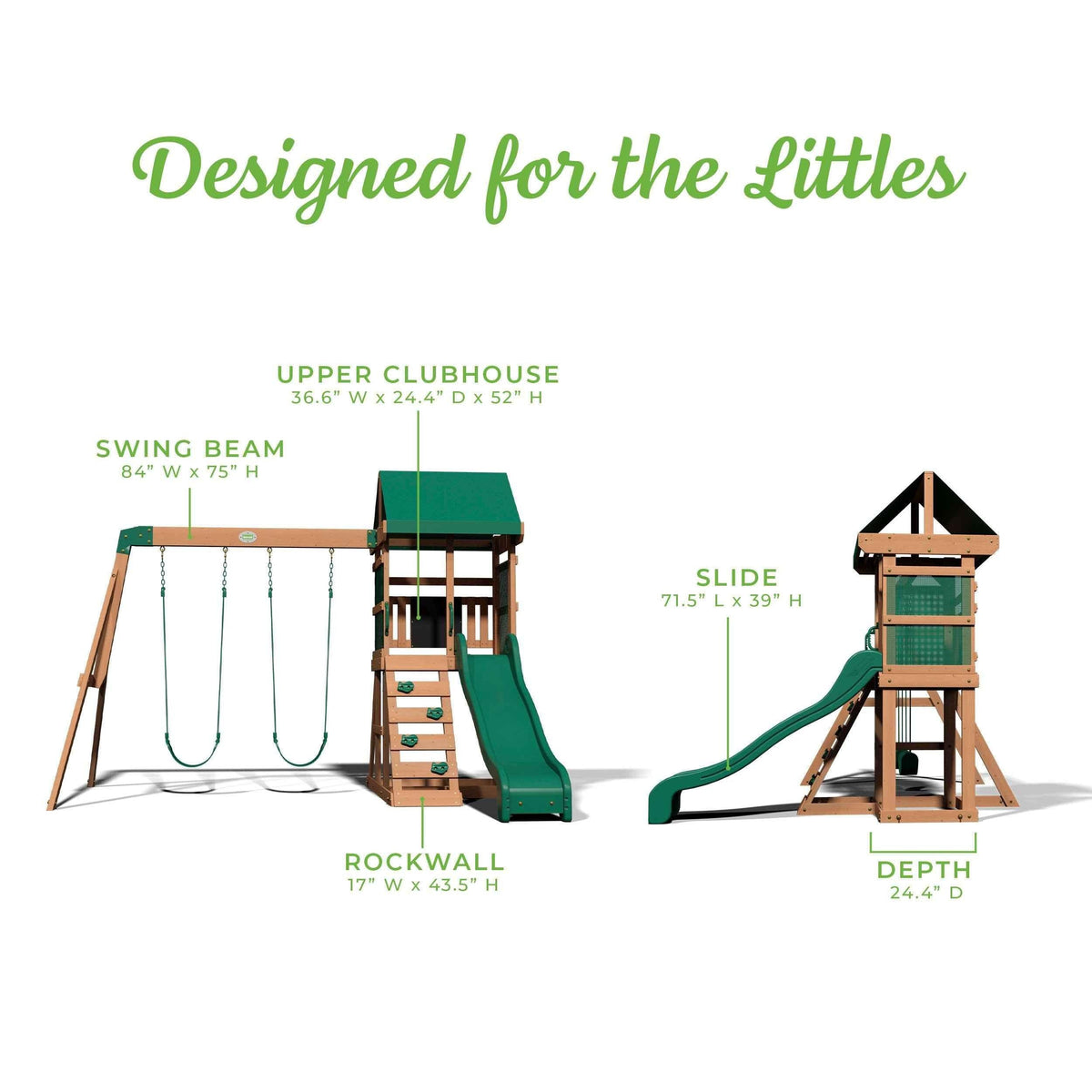 Backyard Discovery Buckley Hill Swing Set.