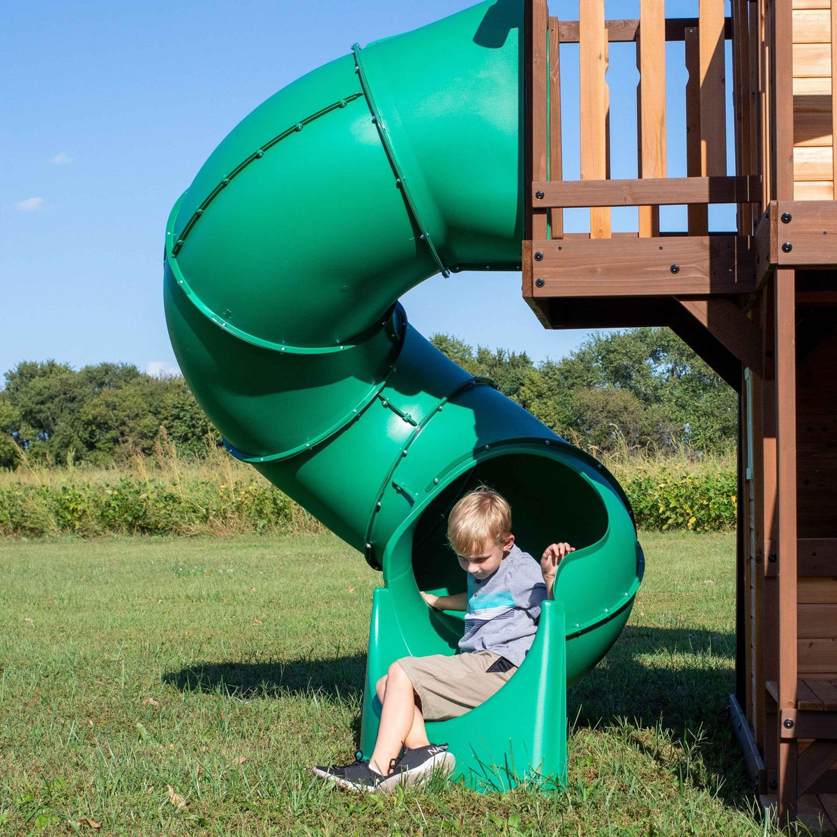 Backyard Discovery Cedar Cove Swing Set.