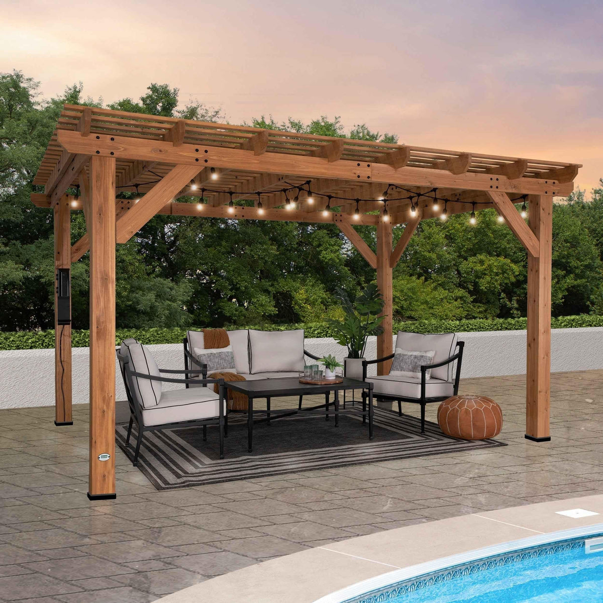 Backyard Discovery 14x10 Delray Pergola.
