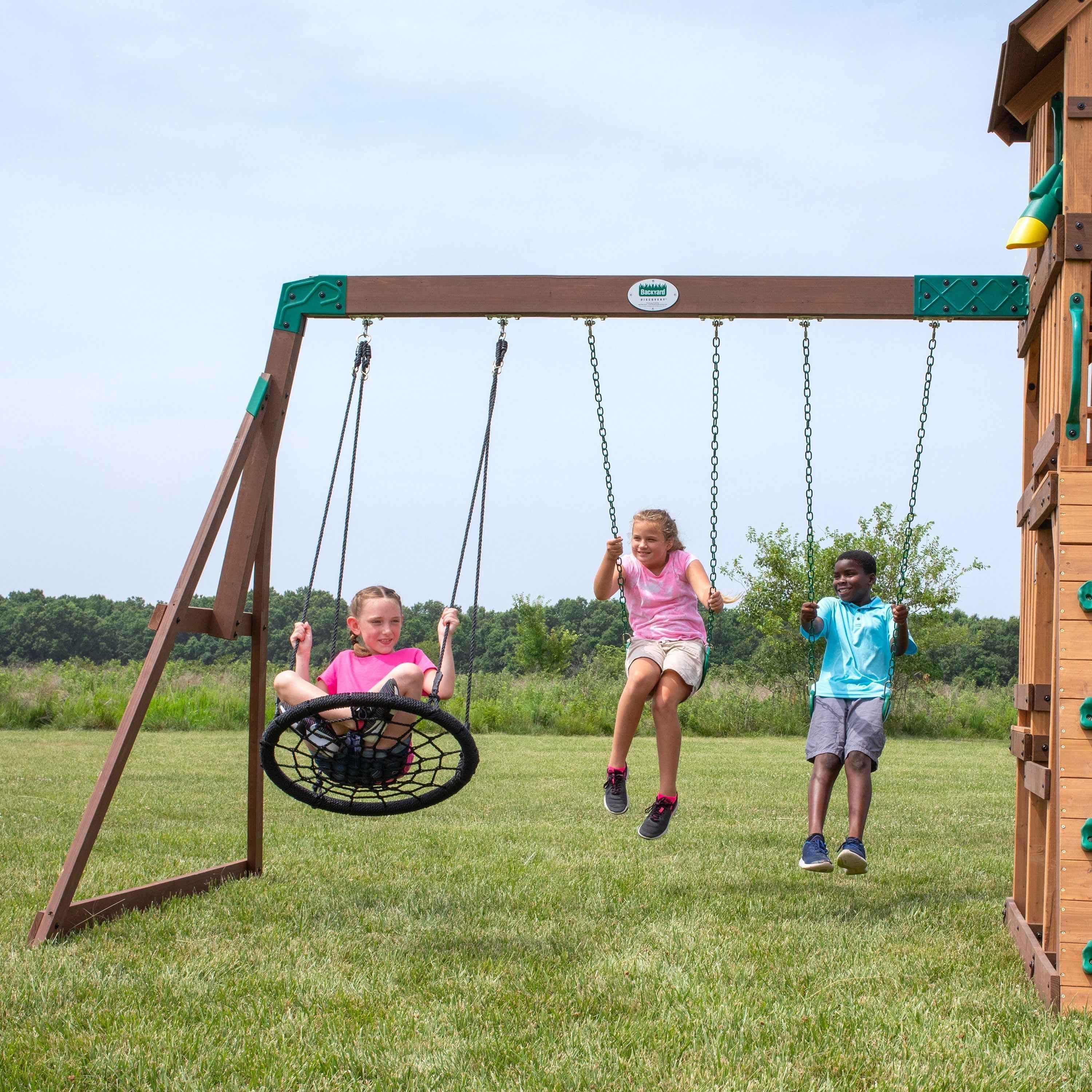 Backyard Discovery Highlander Swing Set