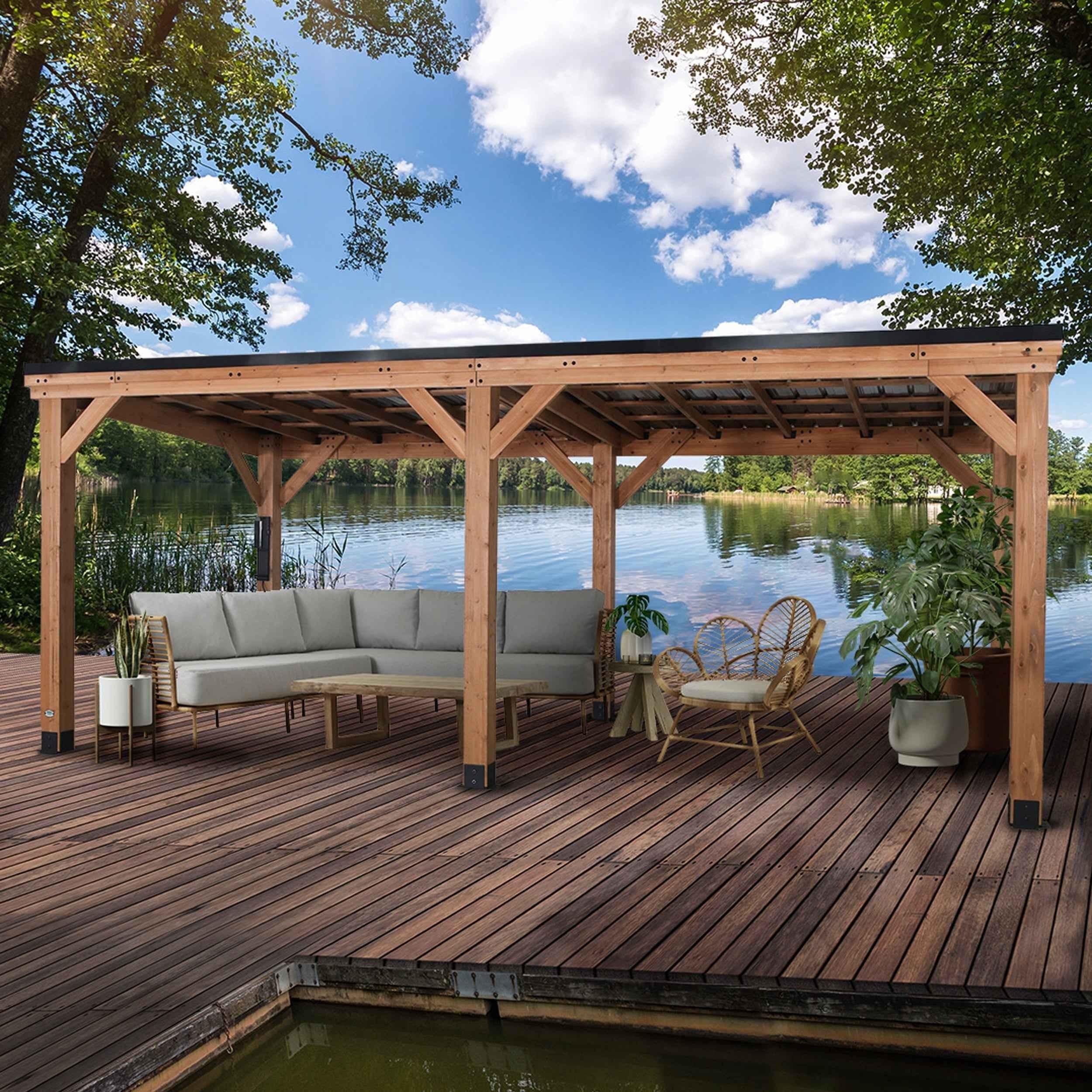Backyard Discovery 20x9.5 Arcadia Gazebo.