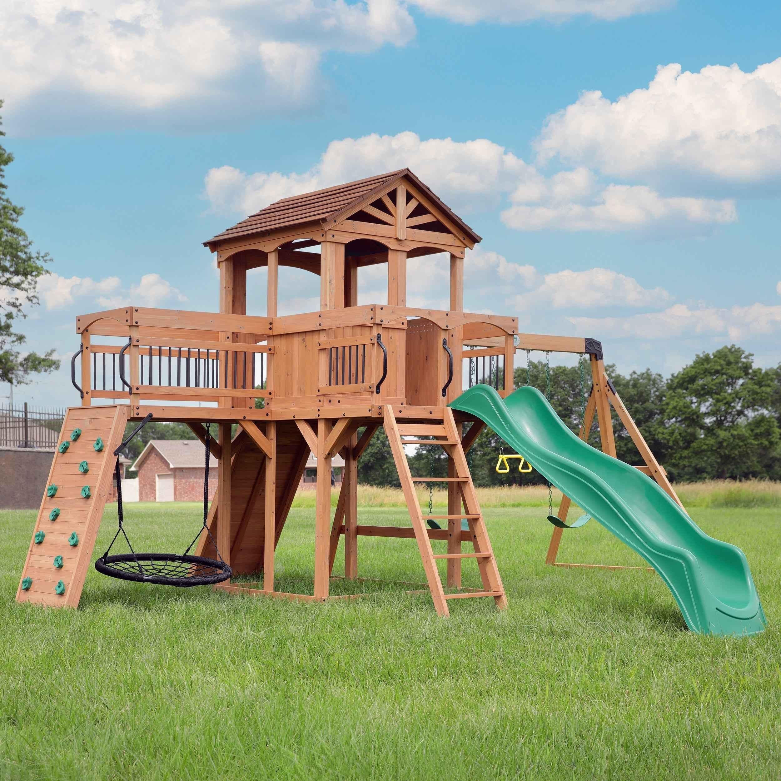Backyard Discovery Sterling Point Swing Set.