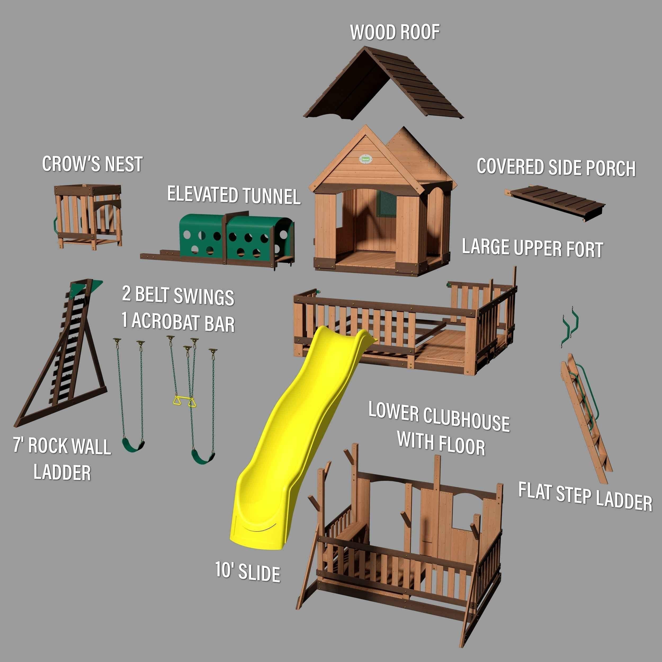 Backyard Discovery Woodridge Elite Swing Set