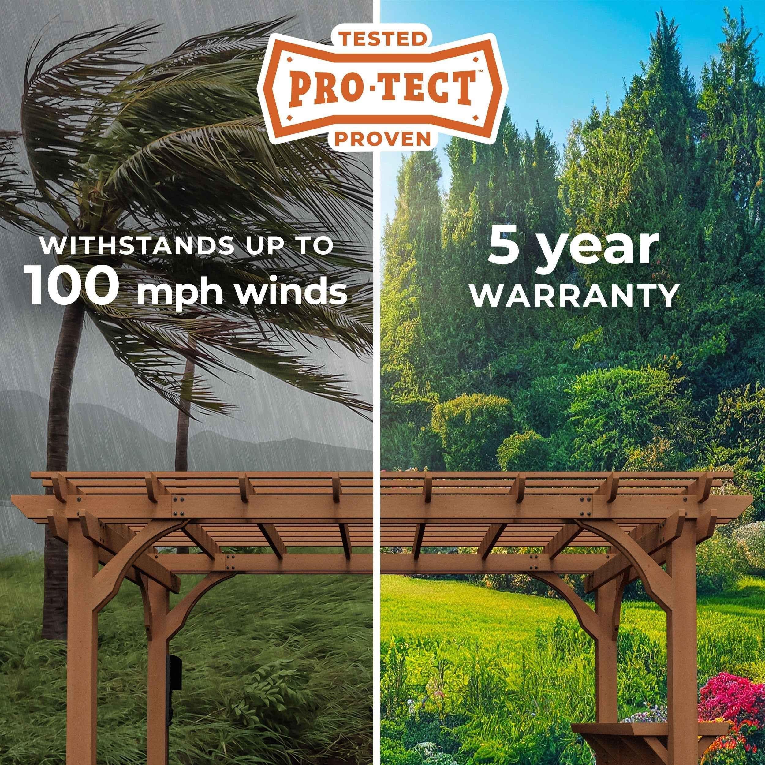 Backyard Discovery 14x10 Ashland Pergola.