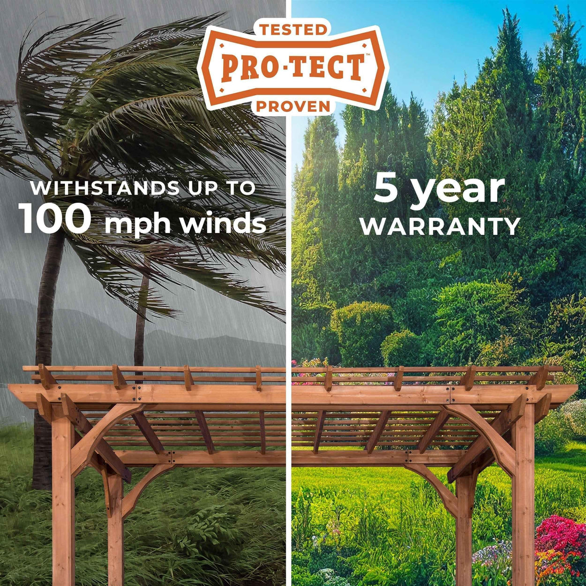 Backyard Discovery 12x12 Beaumont Pergola.