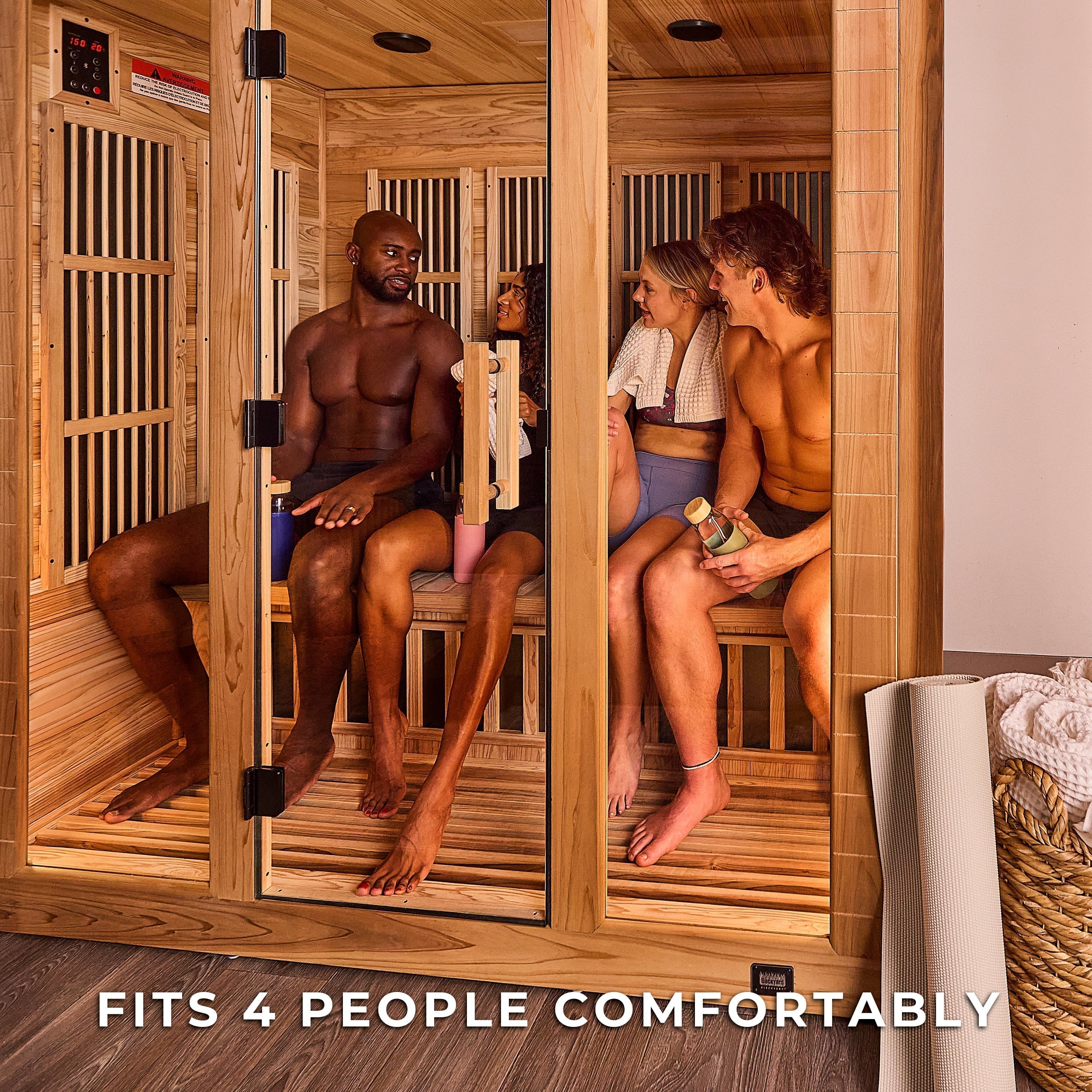 Backyard Discovery Rylan 4-Person Indoor Infrared Sauna