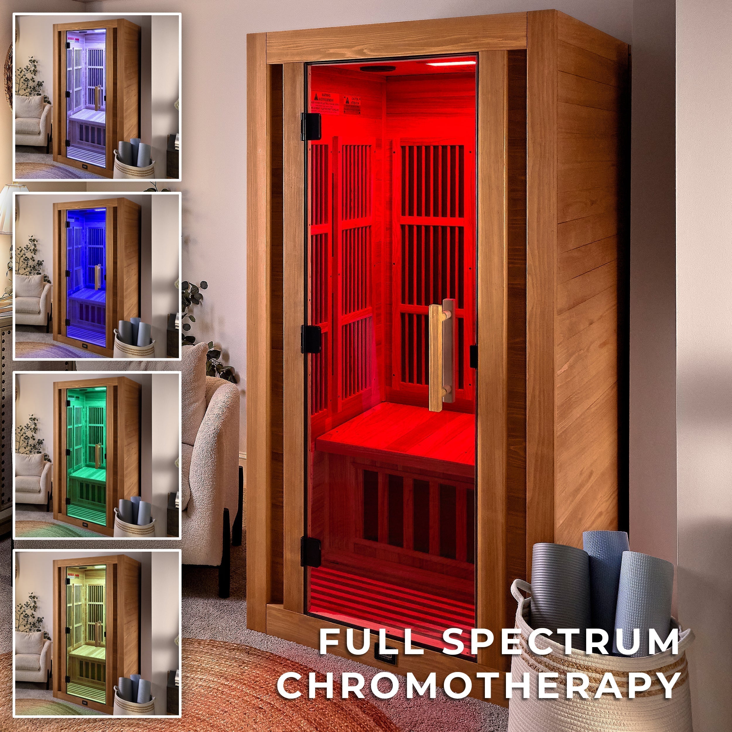 Backyard Discovery Rylan 1-Person Indoor Infrared Sauna