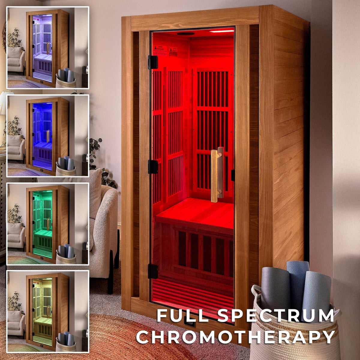Backyard Discovery Rylan 1-Person Indoor Infrared Sauna
