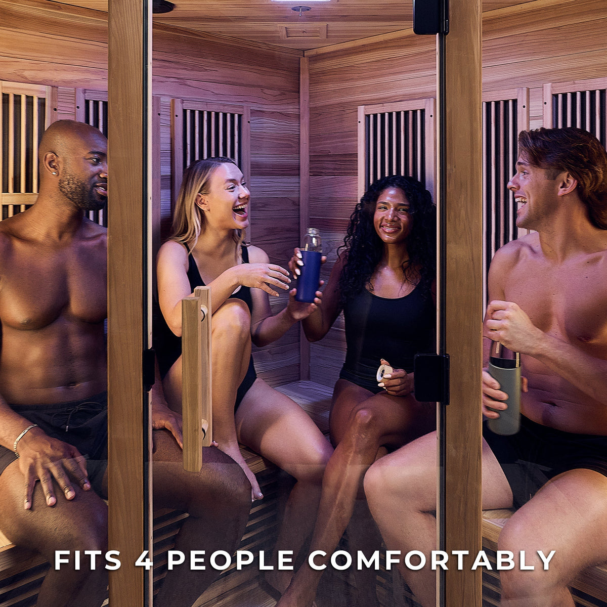Backyard Discovery Rylan Corner Infrared Sauna for 4