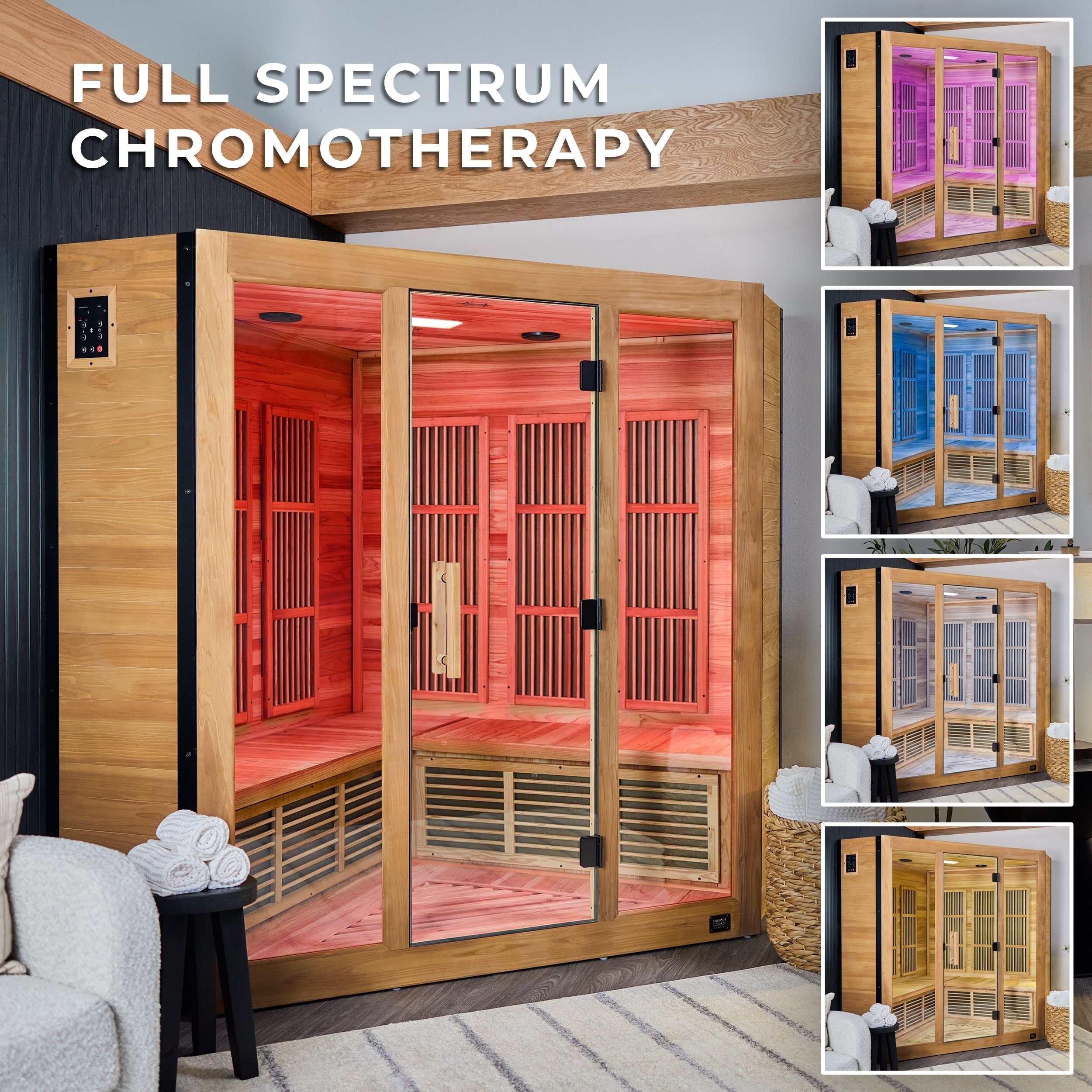 Backyard Discovery Rylan Corner Infrared Sauna for 4