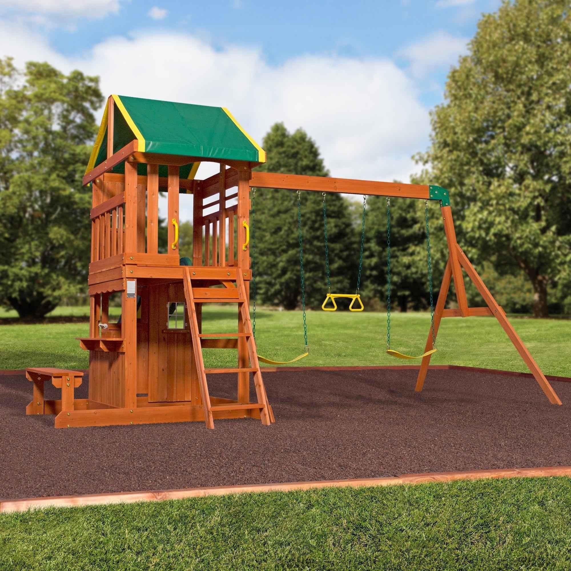 Backyard Discovery Oakmont Swing Set.