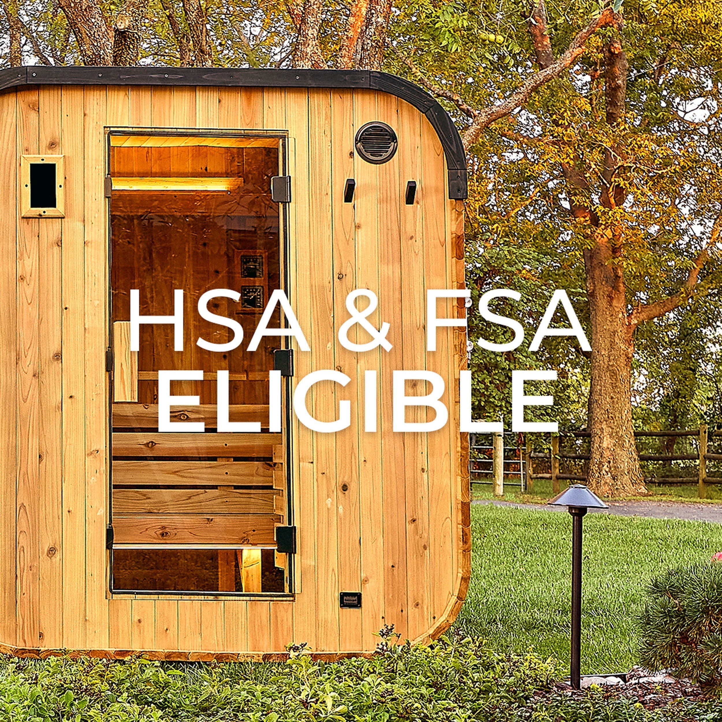 Backyard Discovery Lennon Outdoor Cube Sauna for 4-6 People