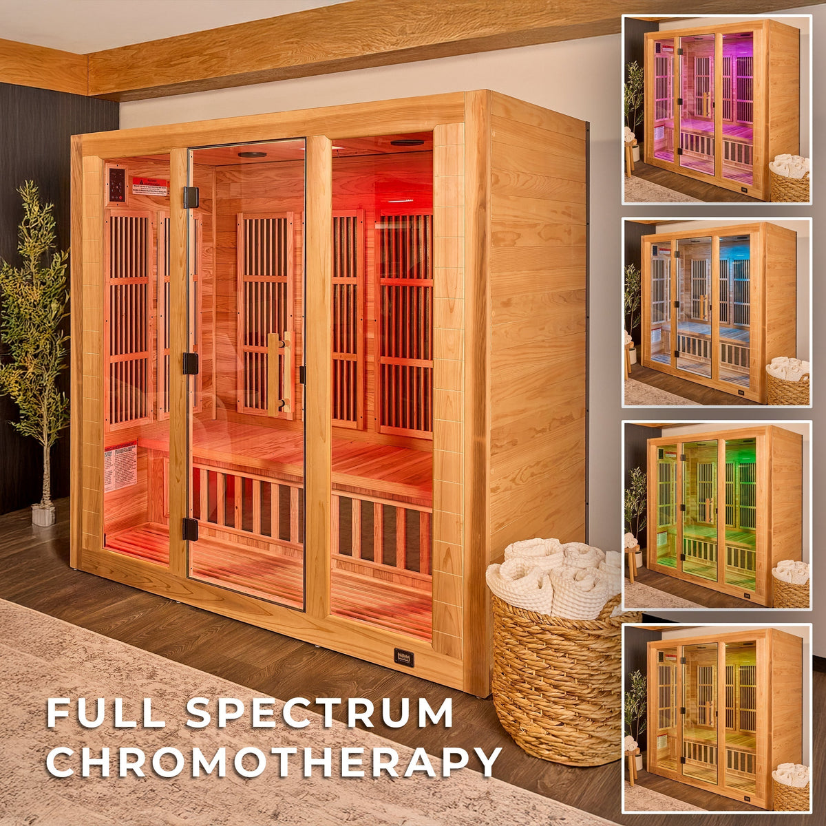Backyard Discovery Rylan 4-Person Indoor Infrared Sauna