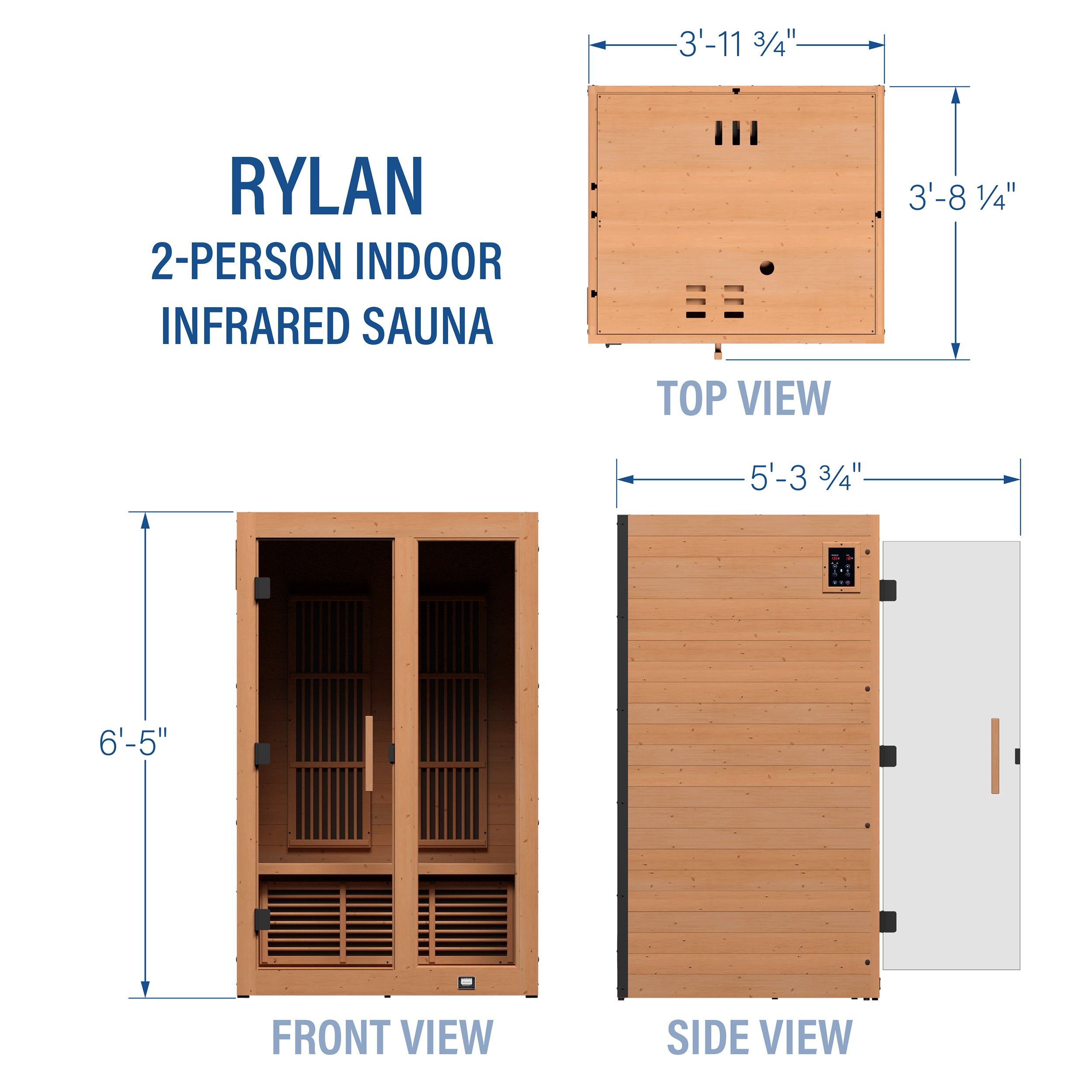 Backyard Discovery 2-Person Rylan Indoor Infrared Sauna