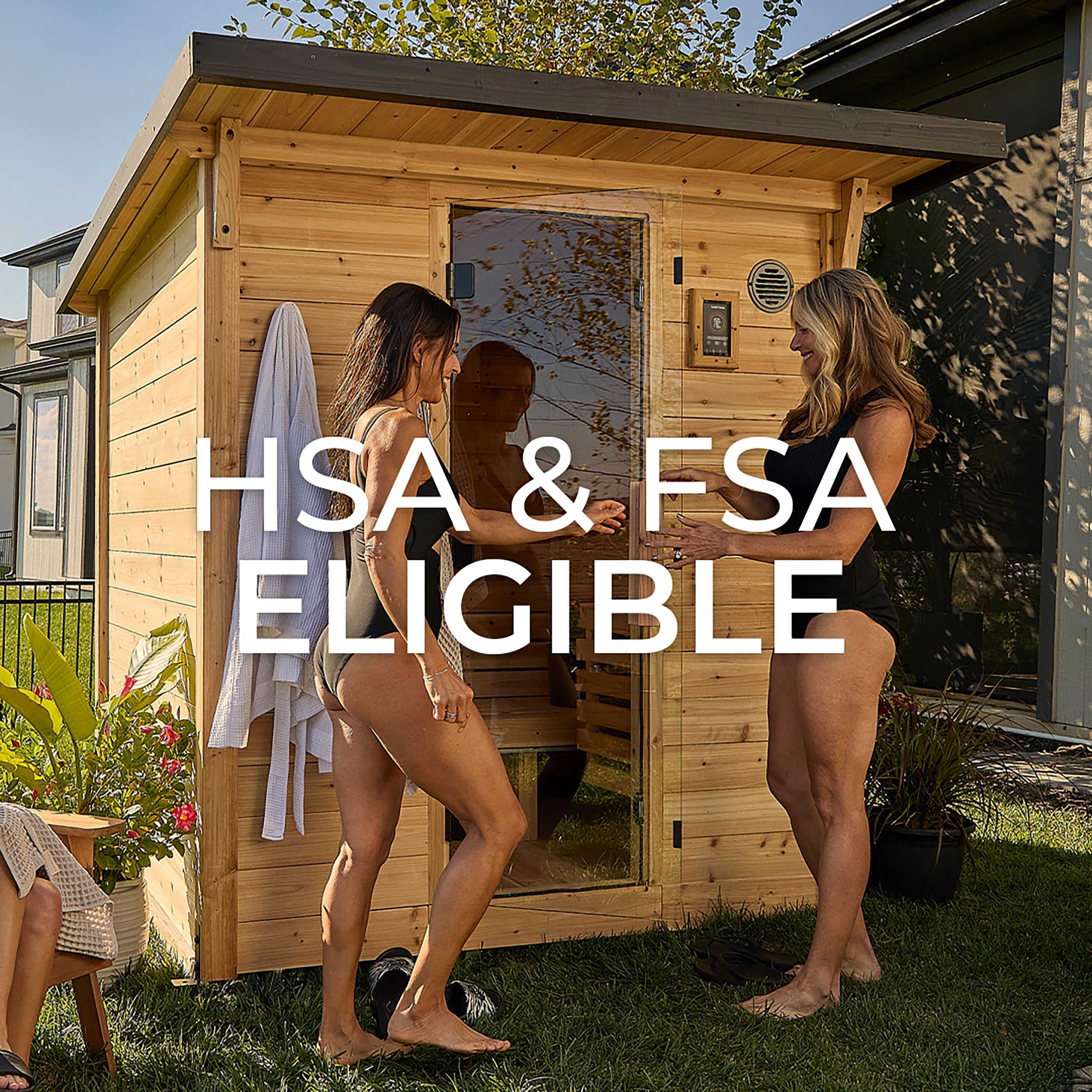 Backyard Discovery Henley Outdoor Cabin Sauna for 4-6