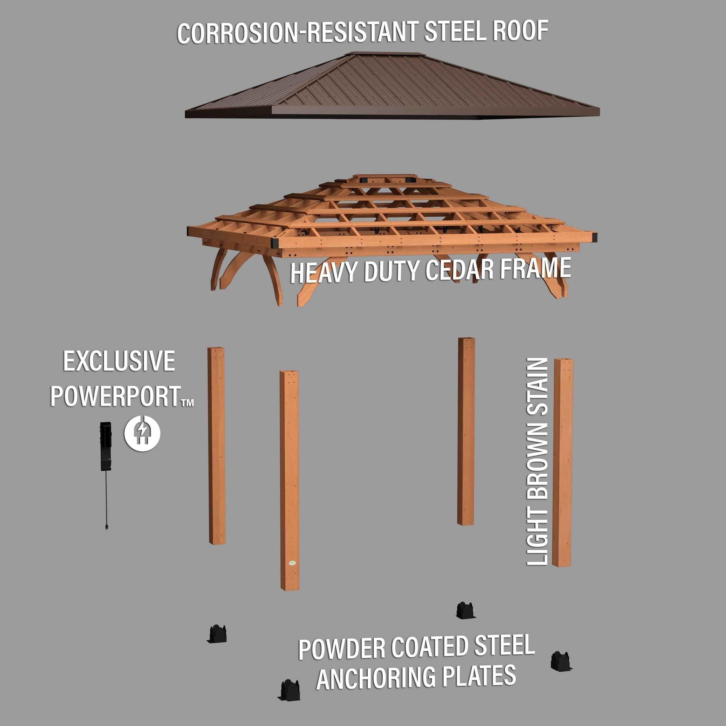 Backyard Discovery 12x10 Barrington Gazebo.