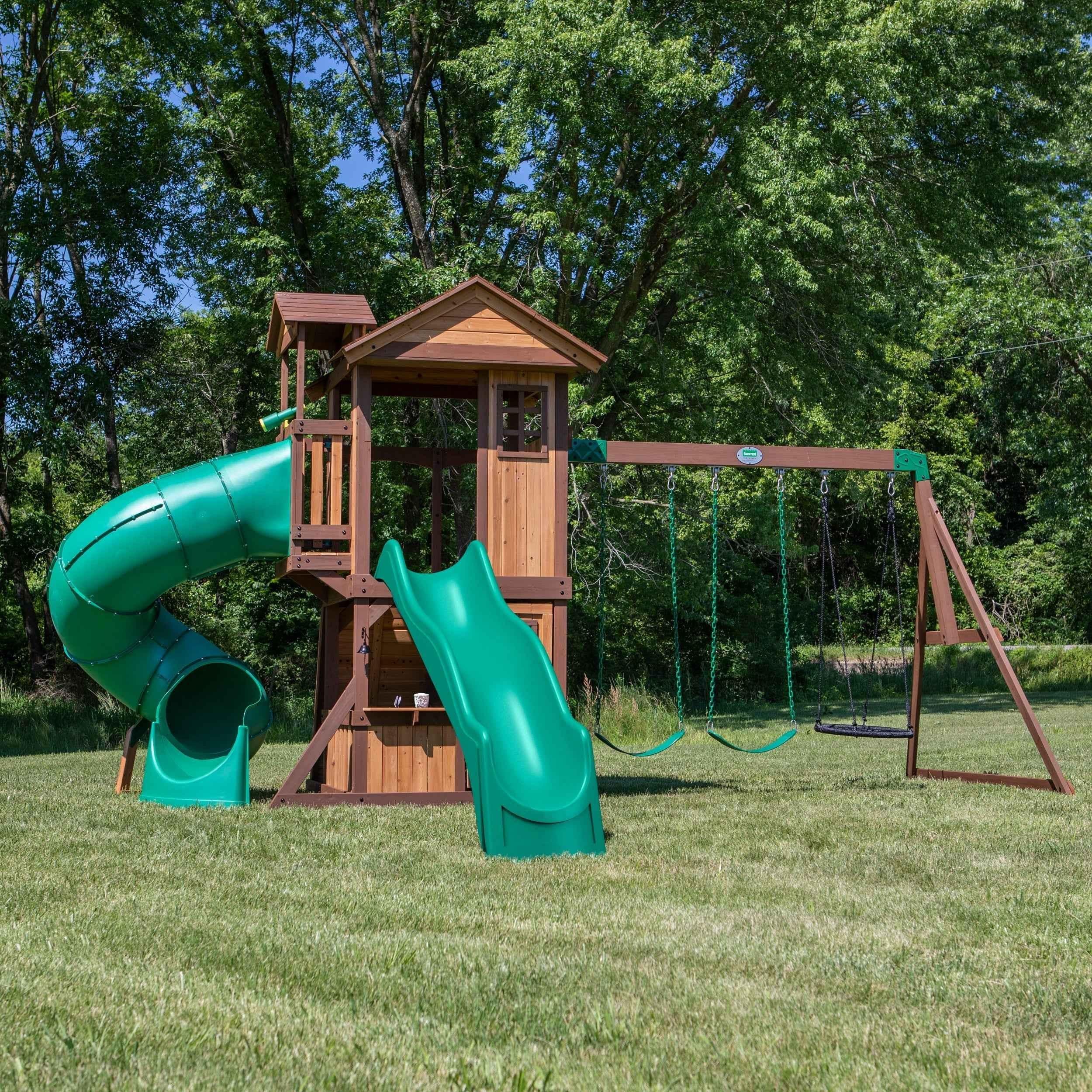 Backyard Discovery Tacoma Falls Swing Set.