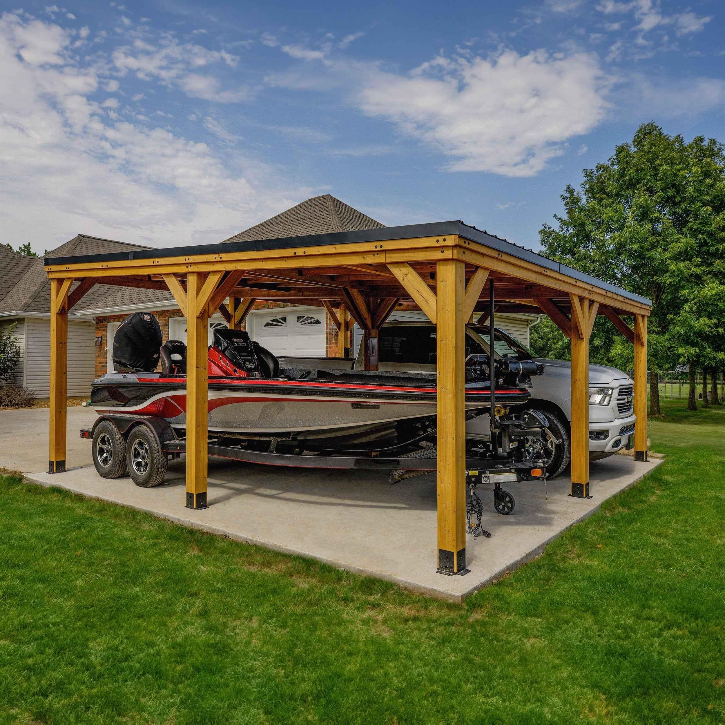 Backyard Discovery 20x20 Kingsport Carport.
