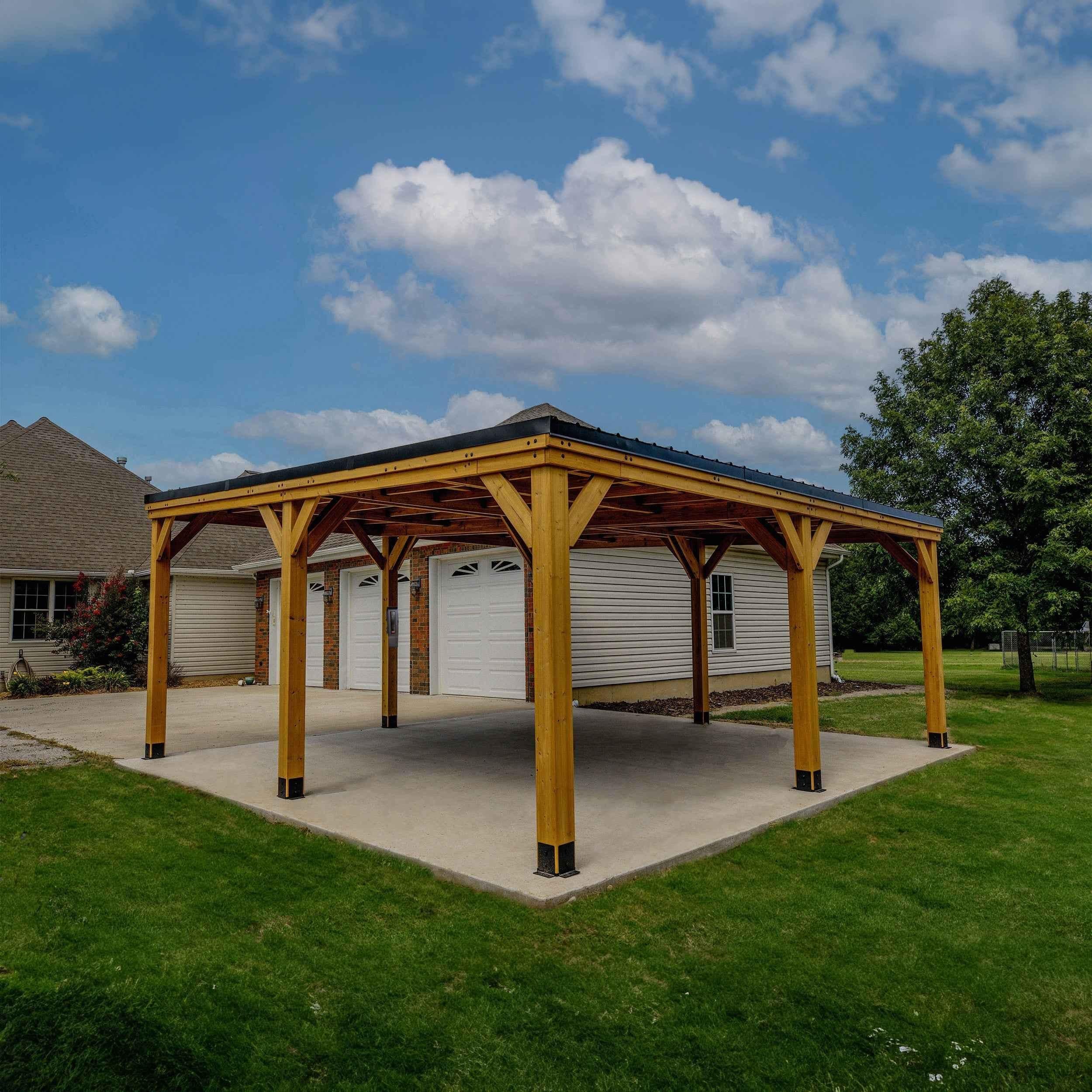 Backyard Discovery 20x20 Kingsport Carport.