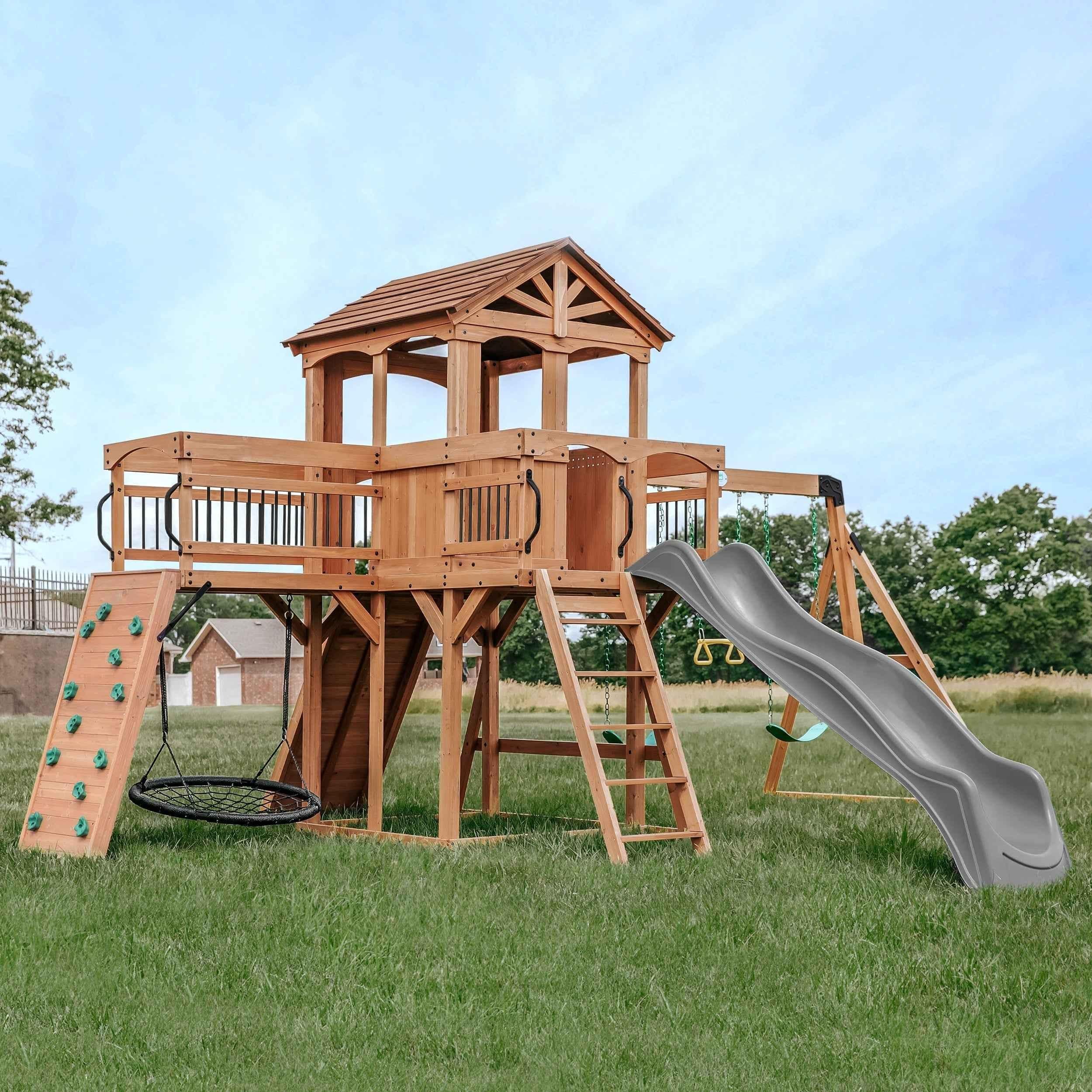 Backyard Discovery Sterling Point Swing Set.