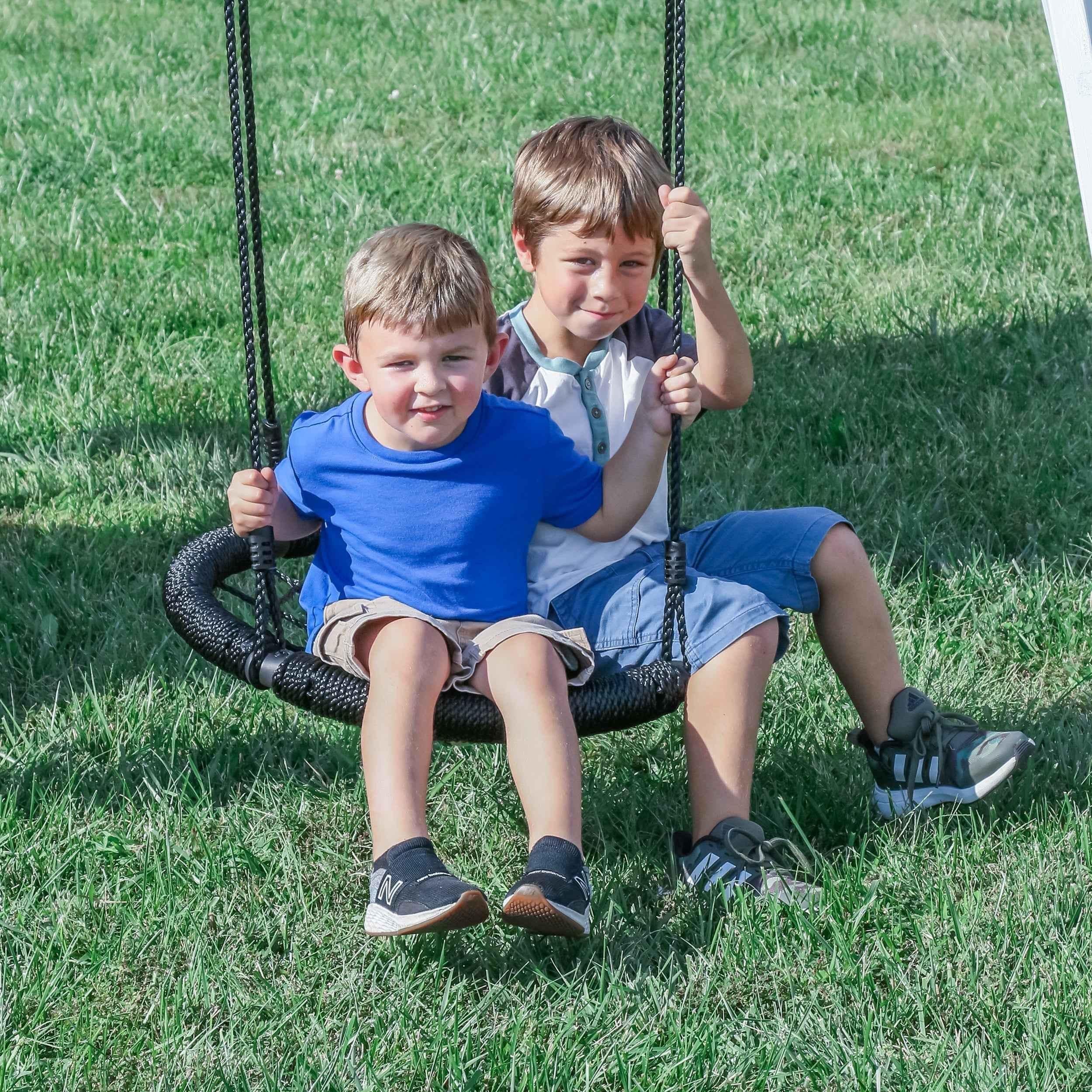 Backyard Discovery Whispering Point Swing Set.