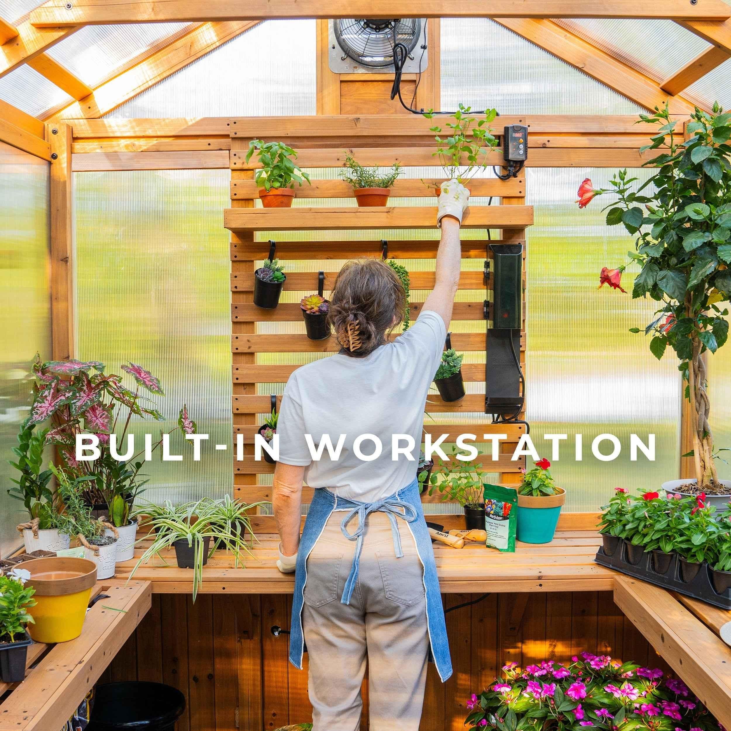 Backyard Discovery 11x7 Bellerose Greenhouse.