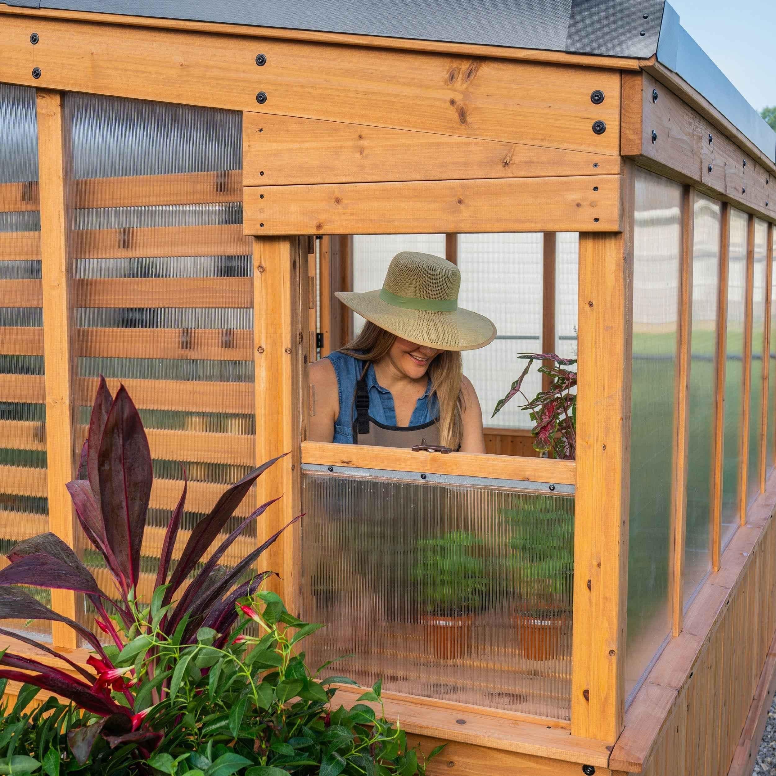 Backyard Discovery 12x7 Zalie Greenhouse.
