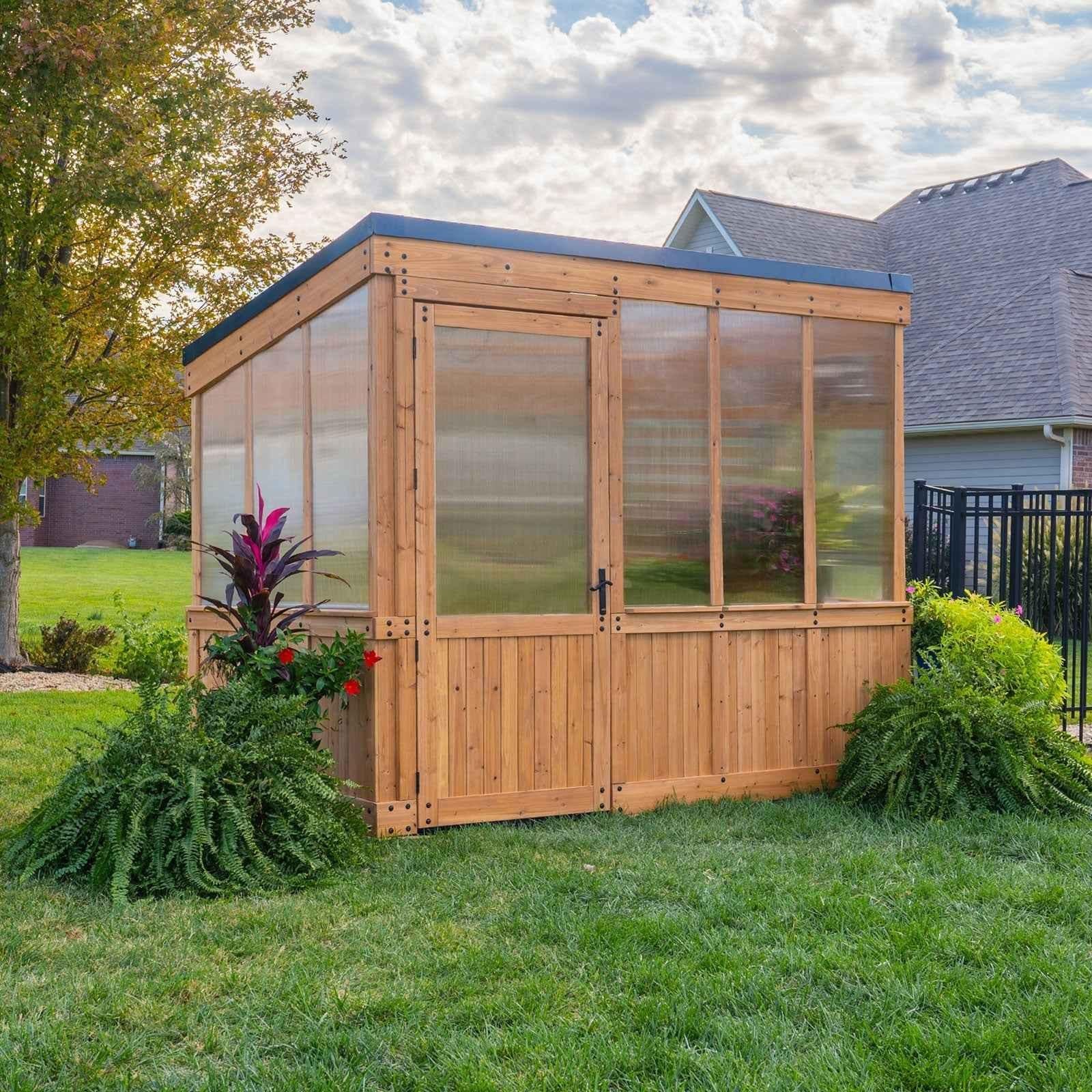 Backyard Discovery 9x6 Willow Greenhouse.