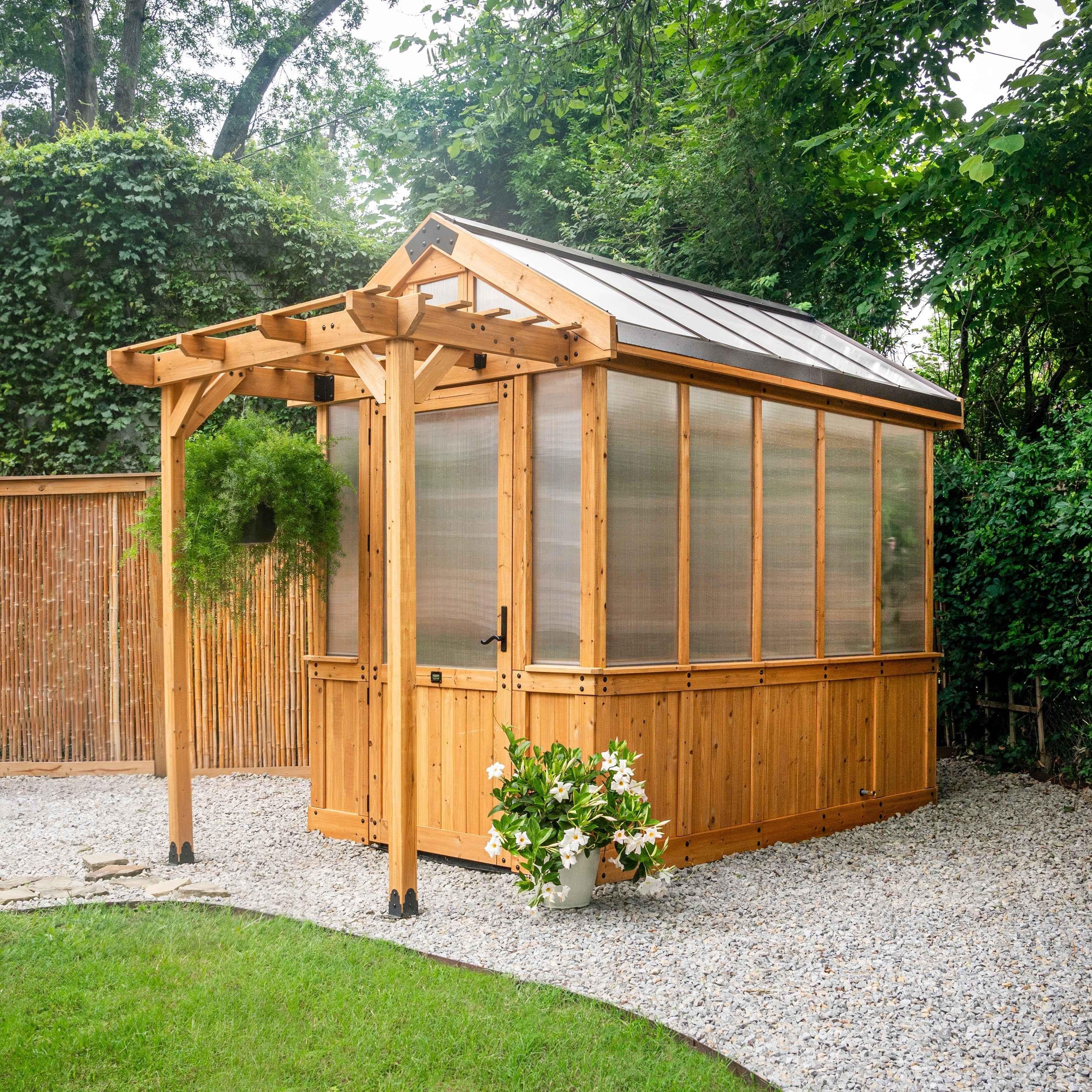 Backyard Discovery 9x6 Bellerose Greenhouse.