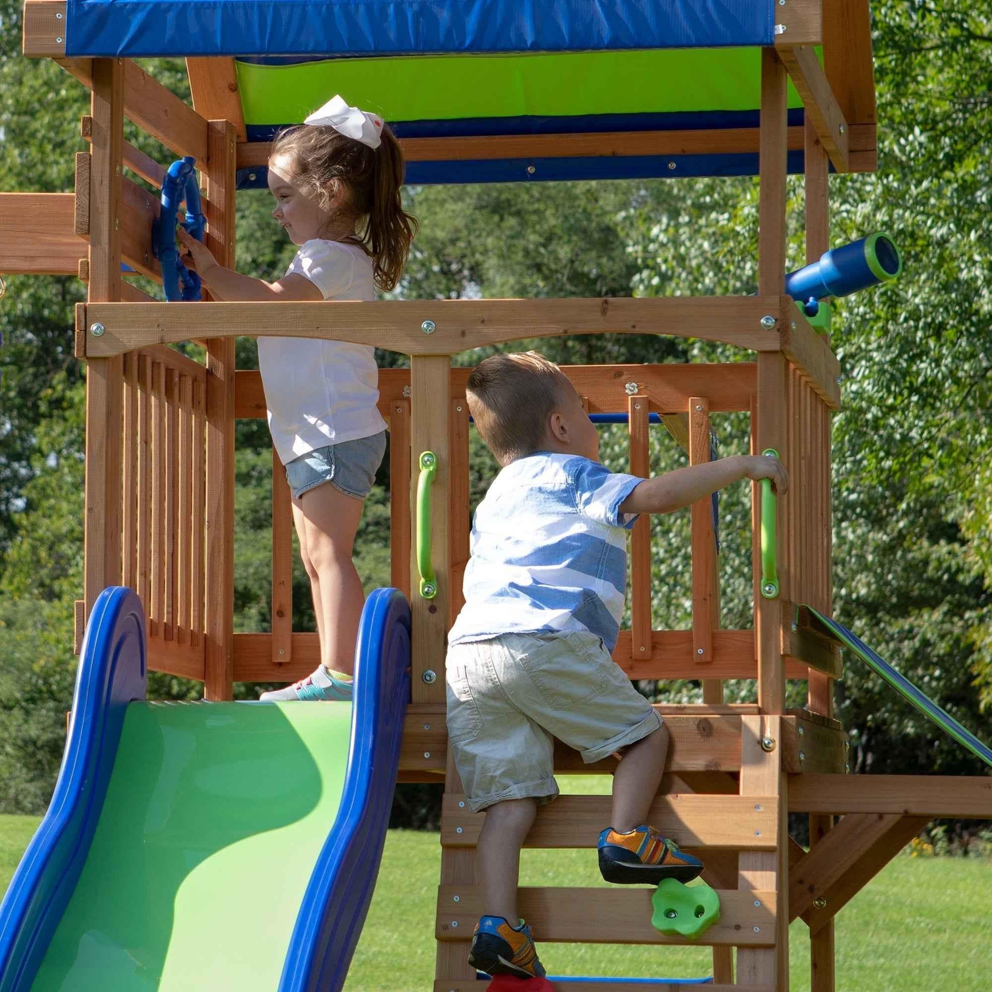 Backyard Discovery Beach Front Swing Set.
