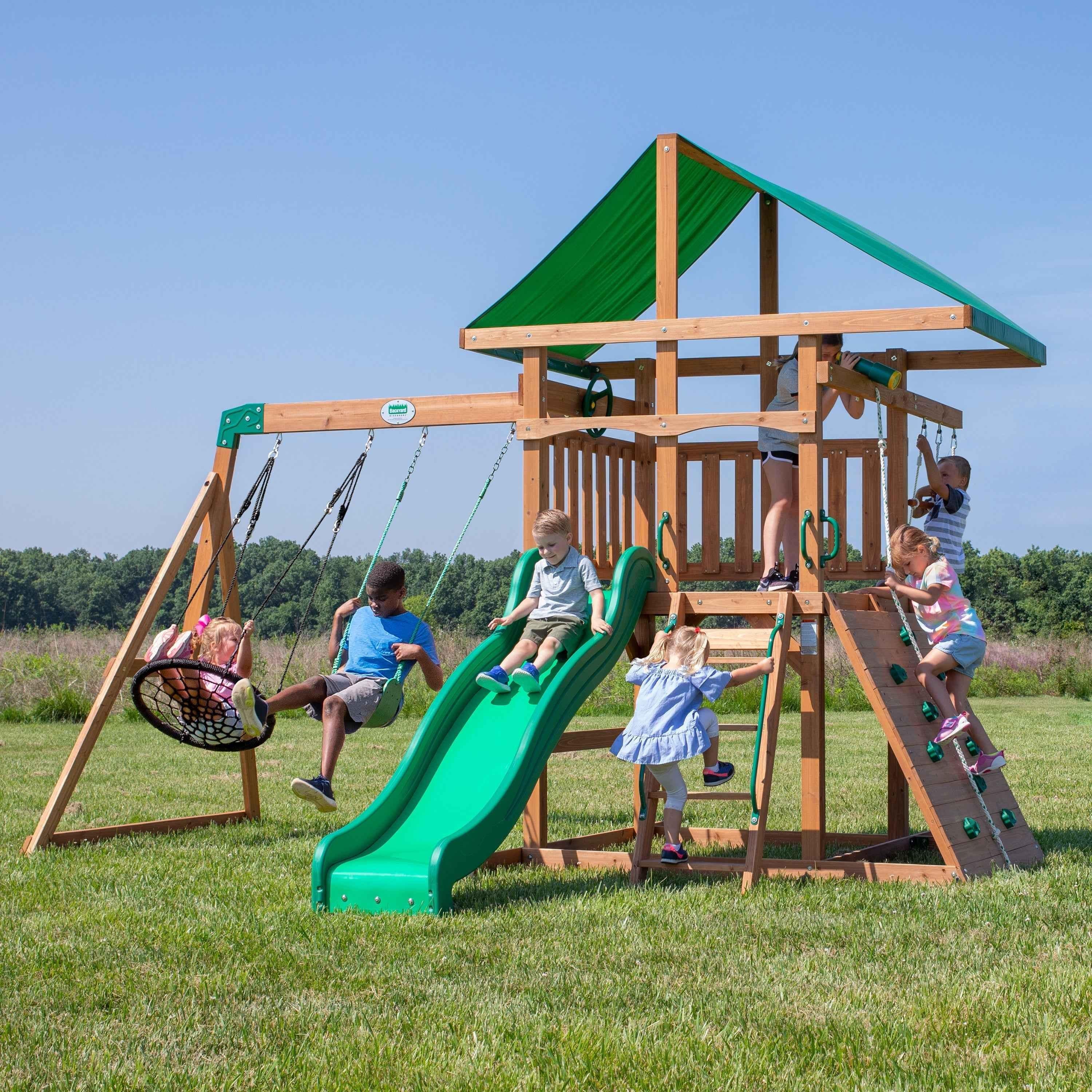 Backyard Discovery Grayson Peak Swing Set.
