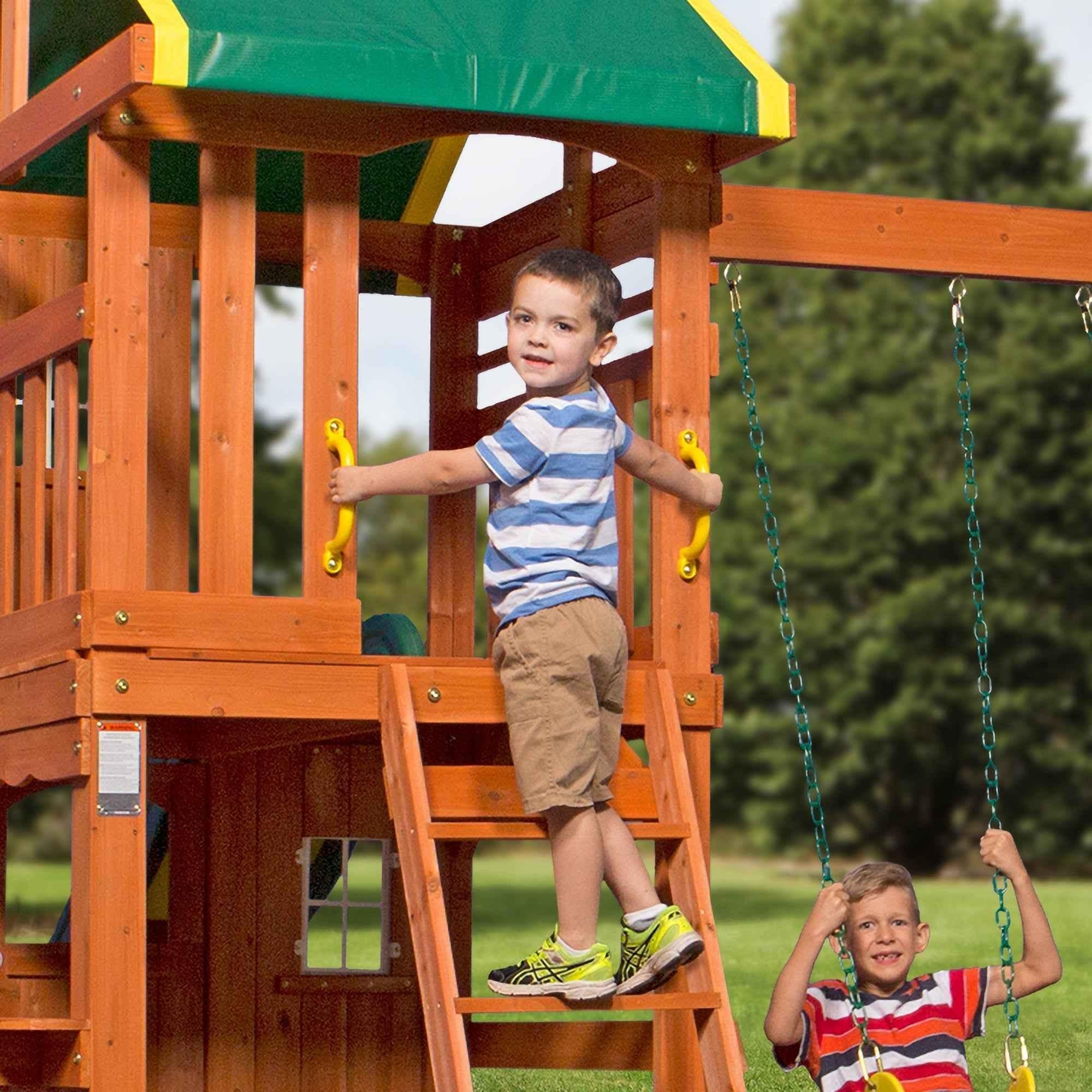 Backyard Discovery Oakmont Swing Set.