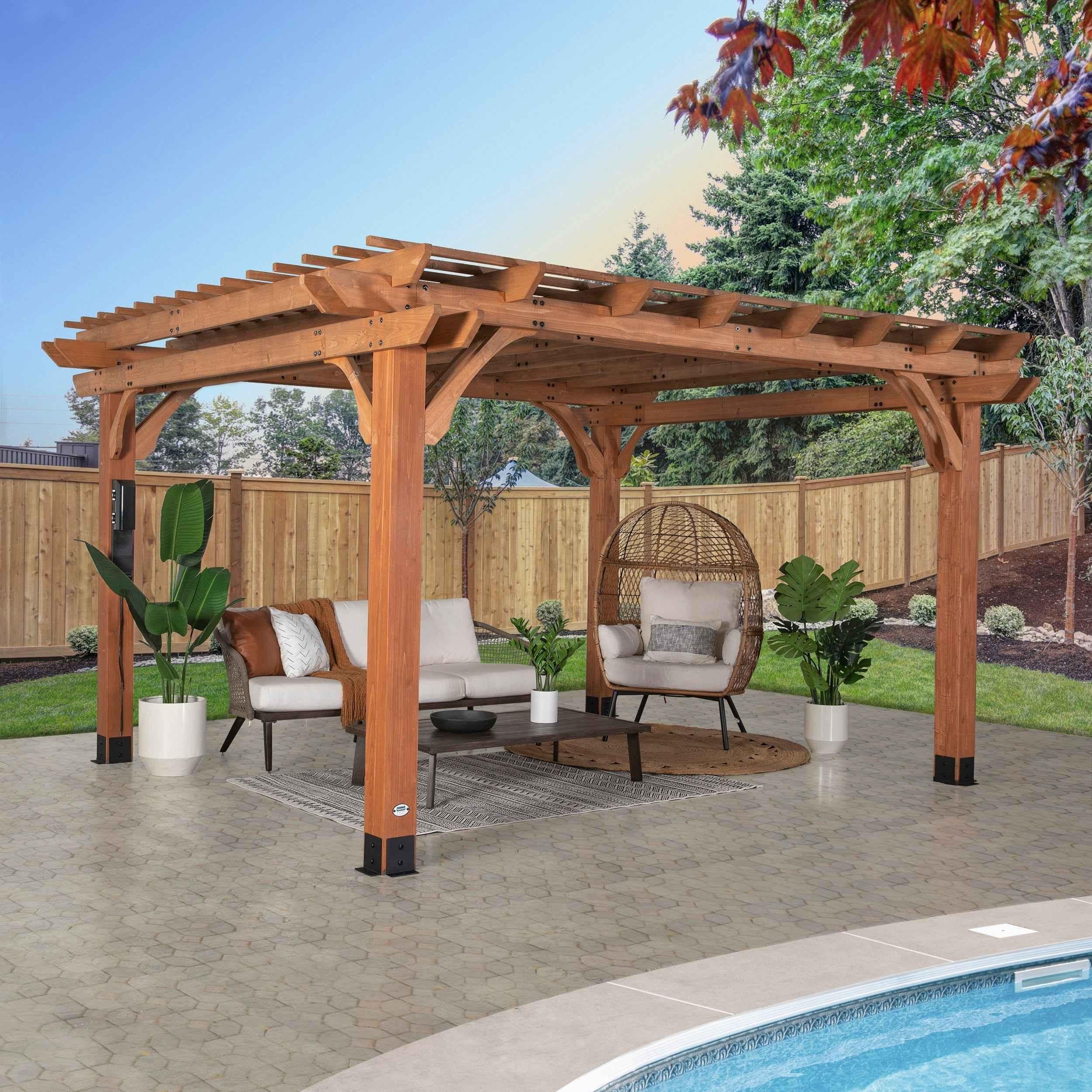 Backyard Discovery 14x12 Beaumont Pergola.