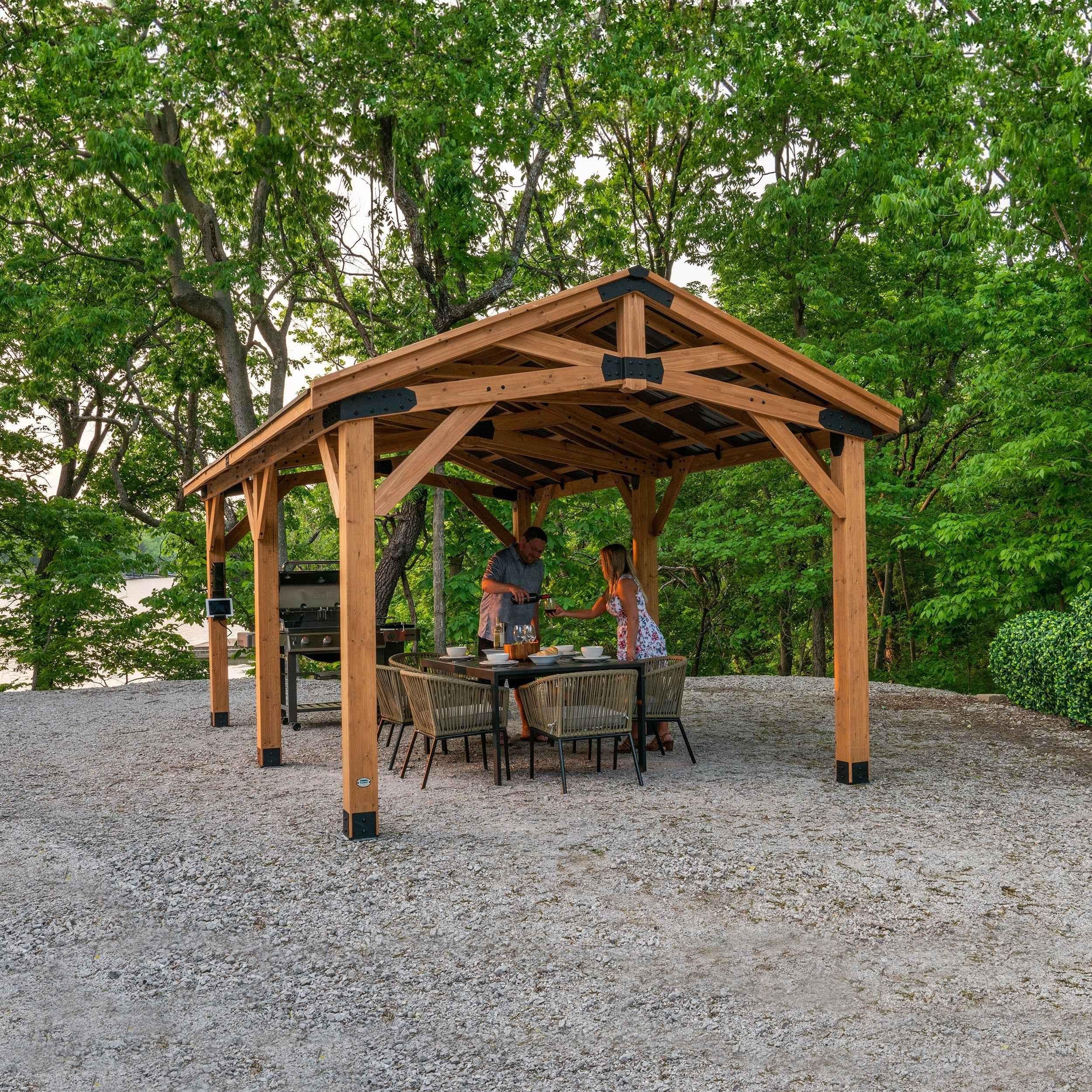 Backyard Discovery 20x12 Norwood Carport/Gazebo.